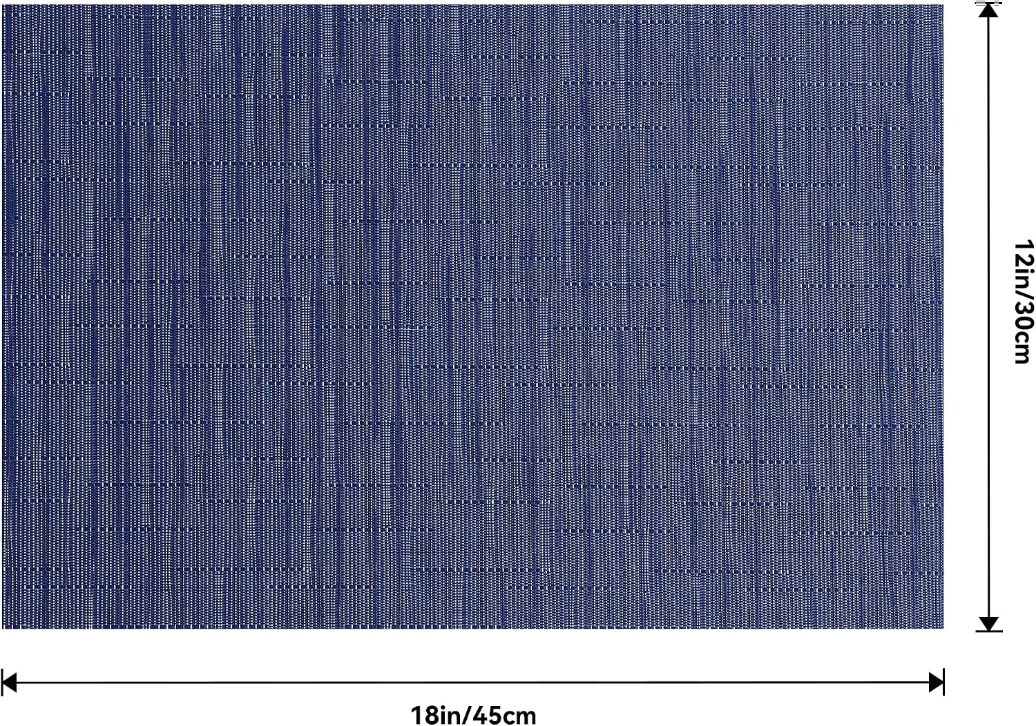 Washable Durable PVC Vinyl / E1- Blue / Set of 6