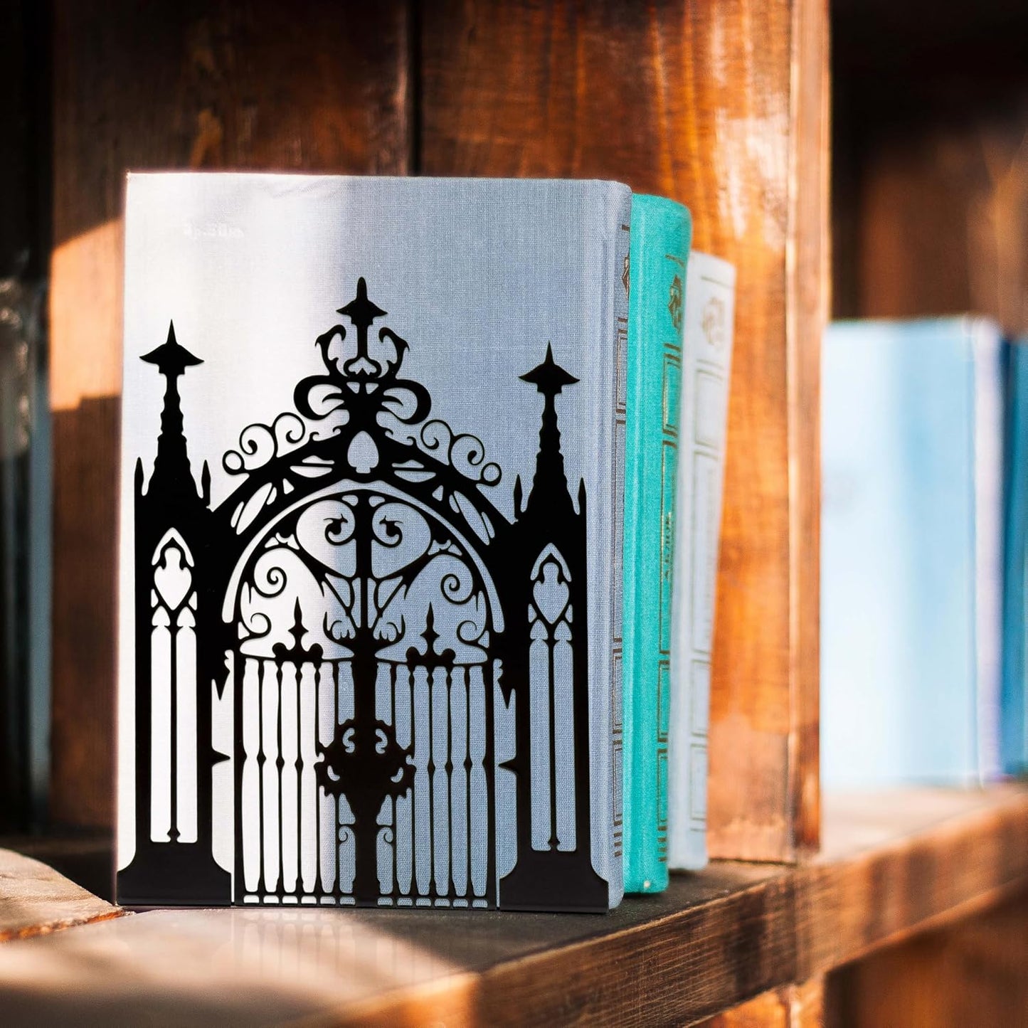 Gothic Church Architectural Metal Bookends