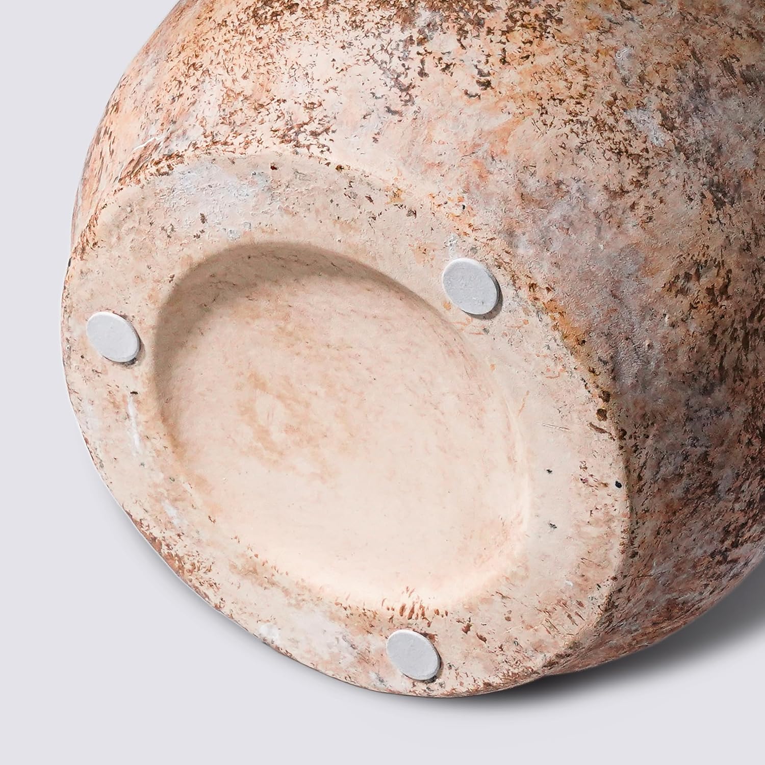 Rustic Terracotta Vase / Orange / 9 Inch