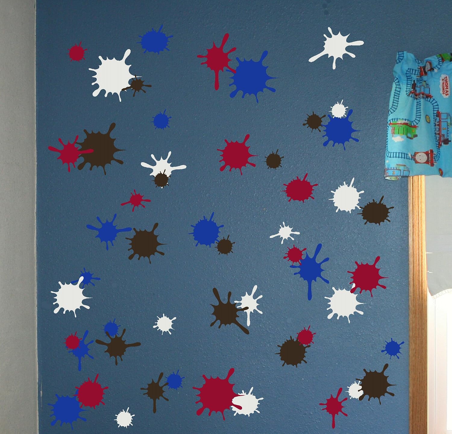 Paint Splatter Decal Set / Black