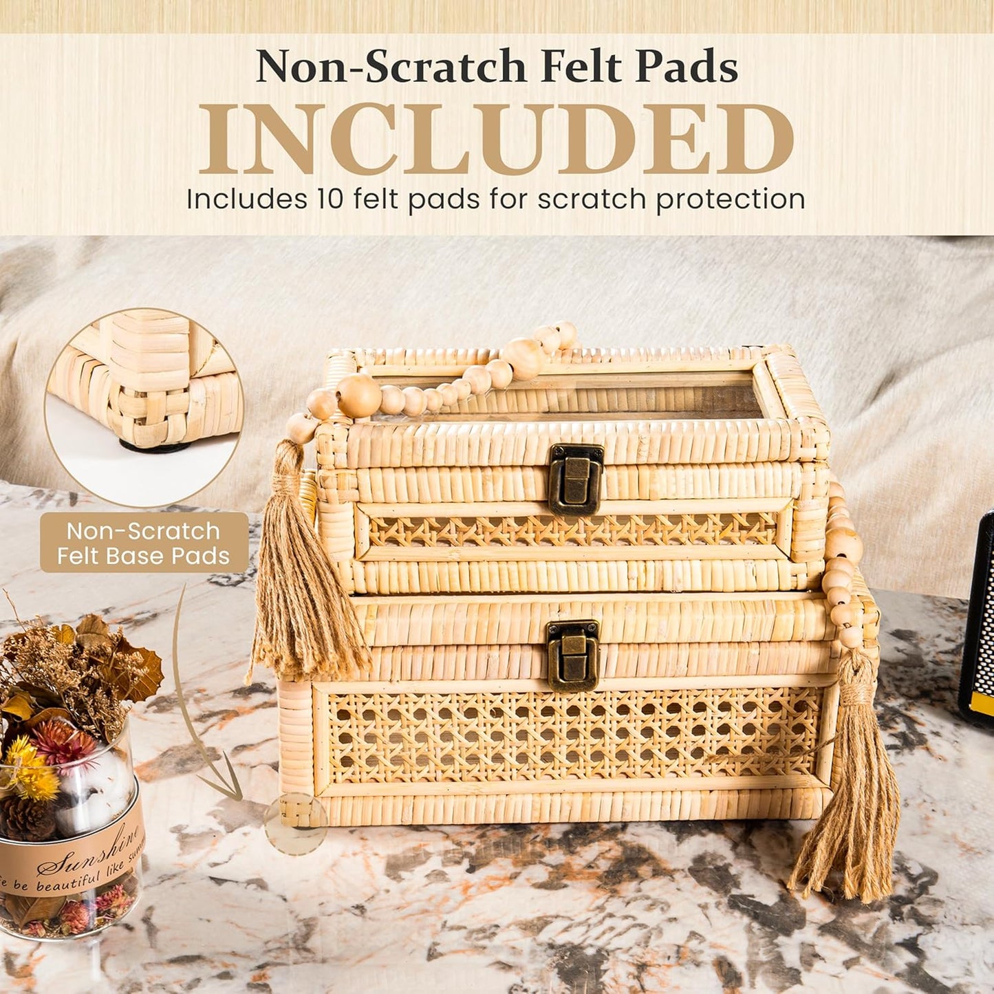 Rattan Display Box / Rattan Decorative Box