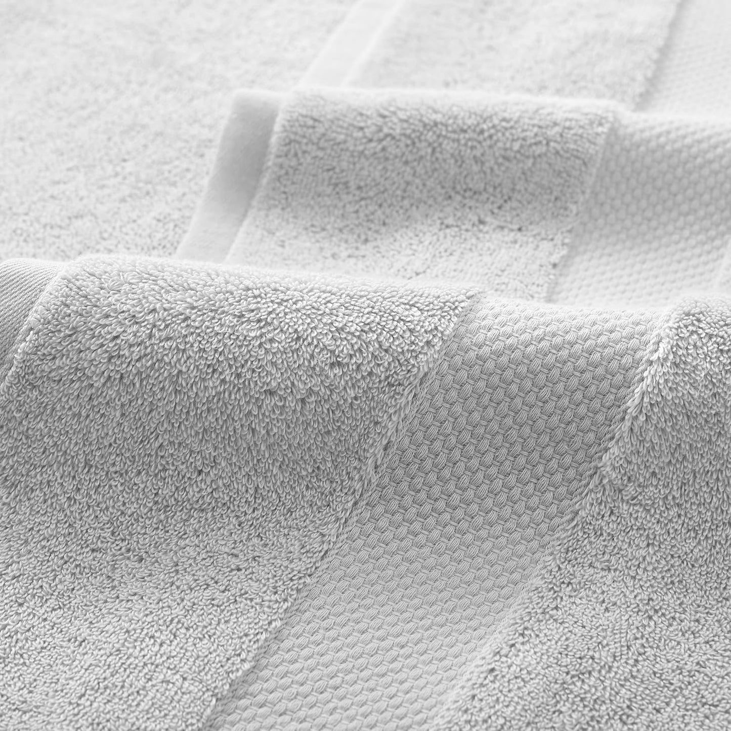Aston & Arden Luxury Egyptian Cotton Bath Towels, Pack of 2, 600 GSM Plush Soft Absorbent Bathroom Towels for Spa or
