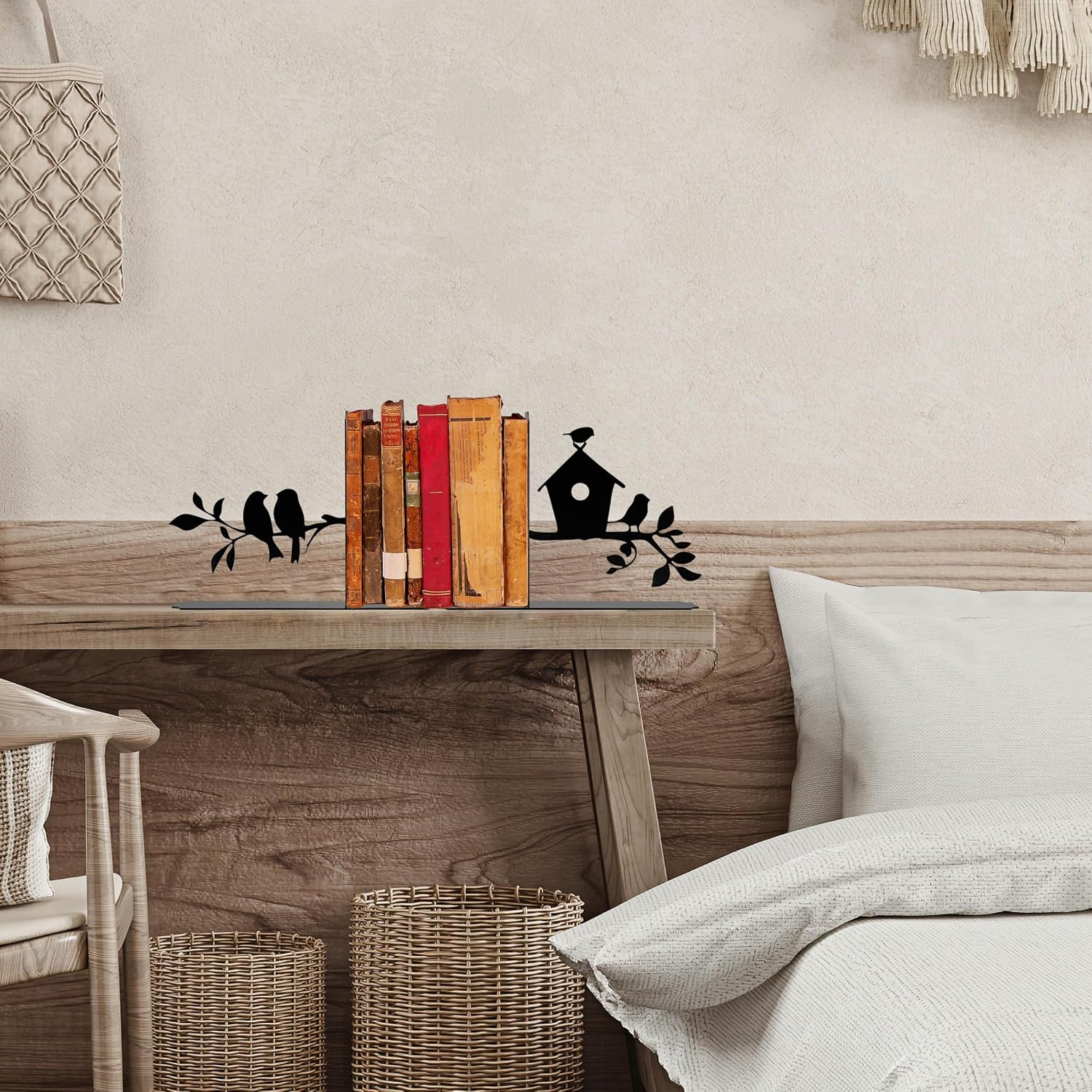 Metal Bookends / Decorative Book Ends