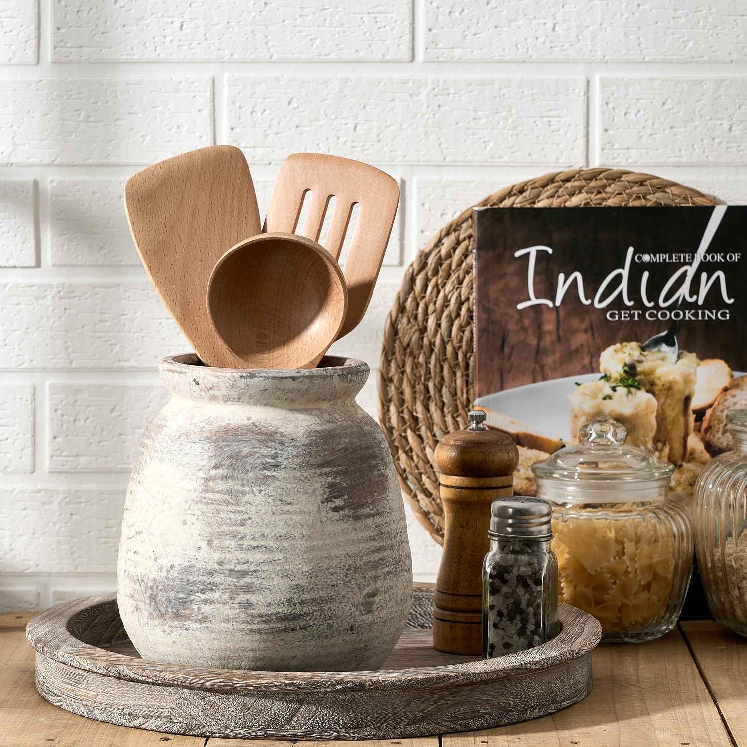 Ceramic Rustic Vase / 18077-fired Terra Clay