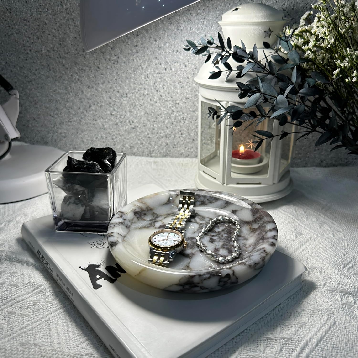 Marble Jewelry Tray / Calacatta / Natural