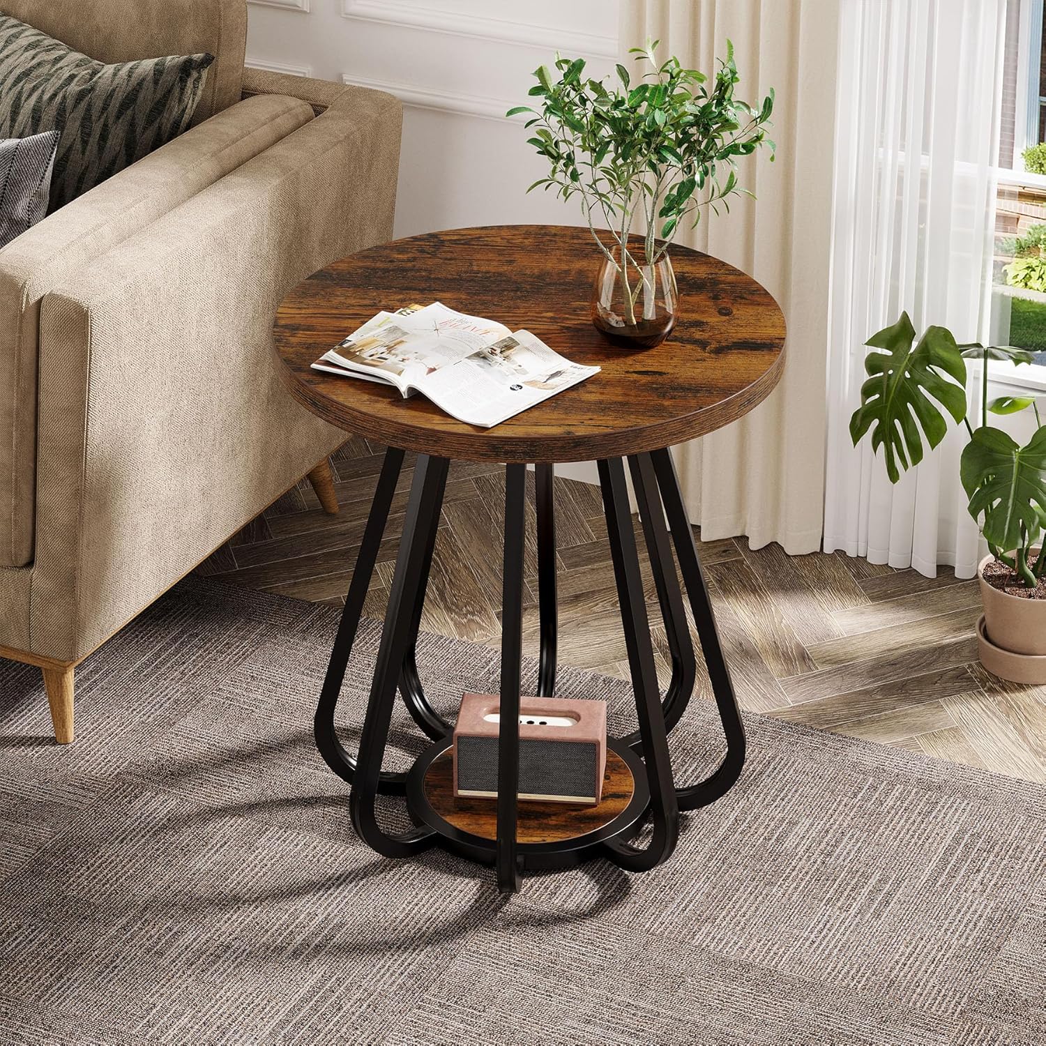 Metal Frame and Lower Shelf