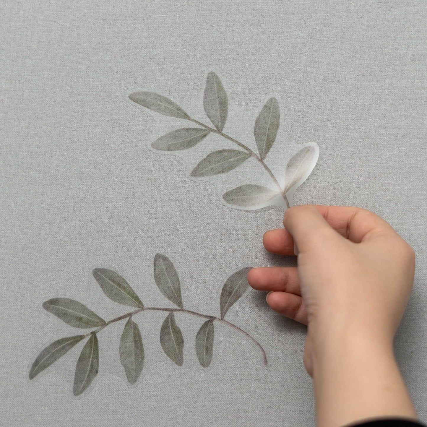Boho Greenery Leaves Wall Decals / Greenl Leaves / Green