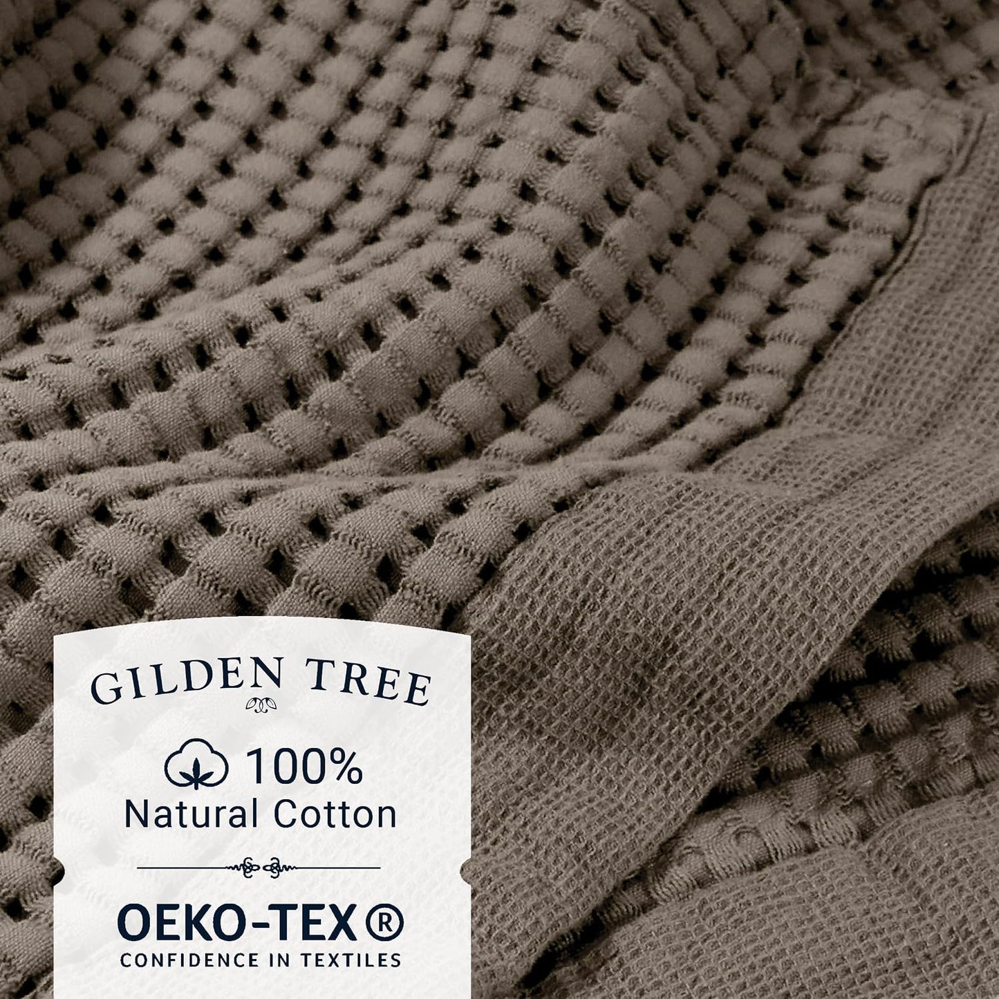 GILDEN TREE Waffle Bath Sheet Quick Dry Towel, Thin Luxury Bath Towels, Bath Sheets 40x80 Large Bath Towels, Modern