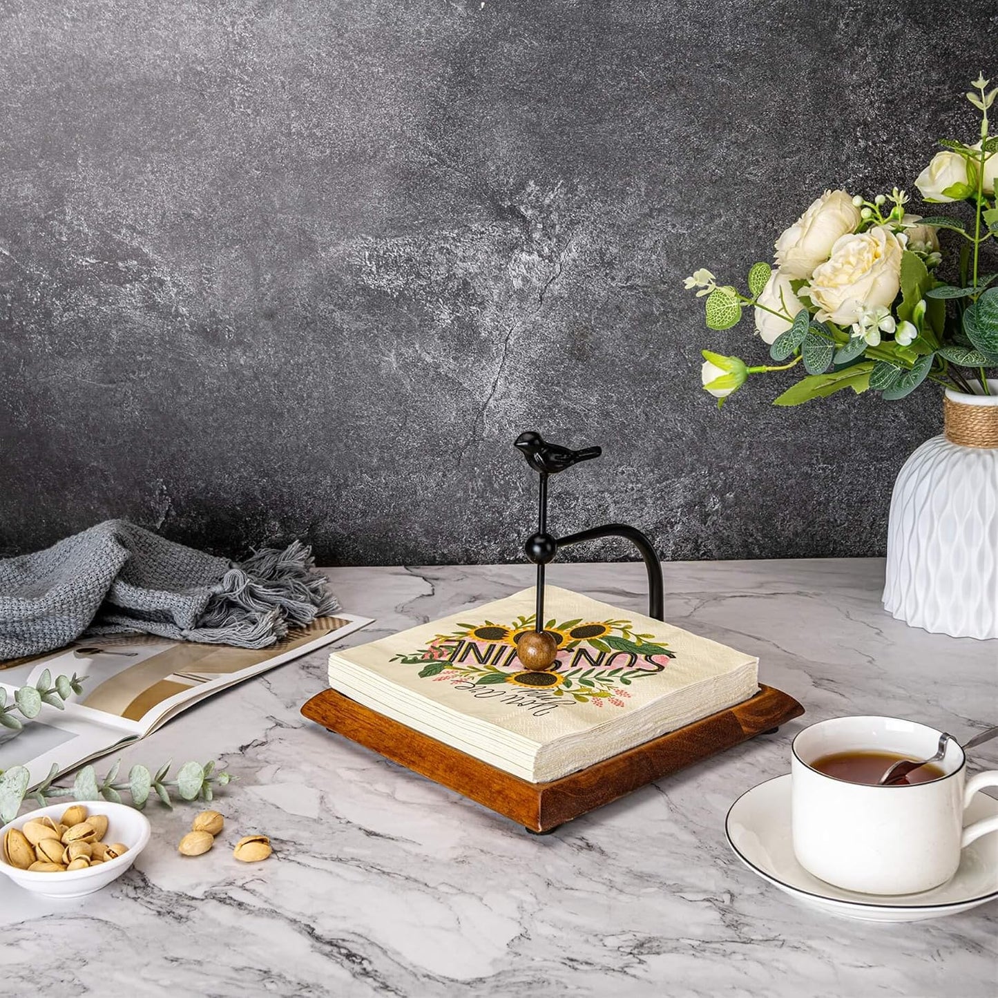 Wooden Napkin Holder / Creative