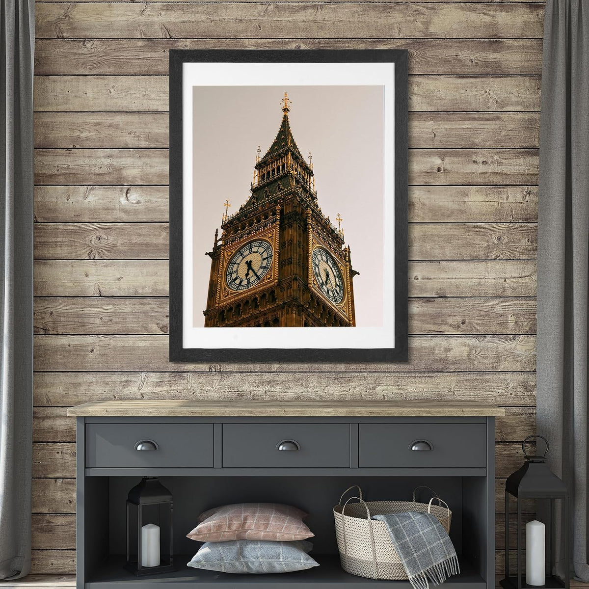HOUSE DAY 3 Pack Poster Frames 18 x 24 Wood and Polished Plexiglass 18x24 Frame without Mat or 16x20 with Mat