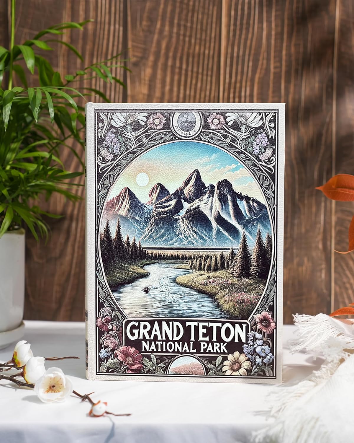 Vintage Faux Book Boxes / Grand Teton