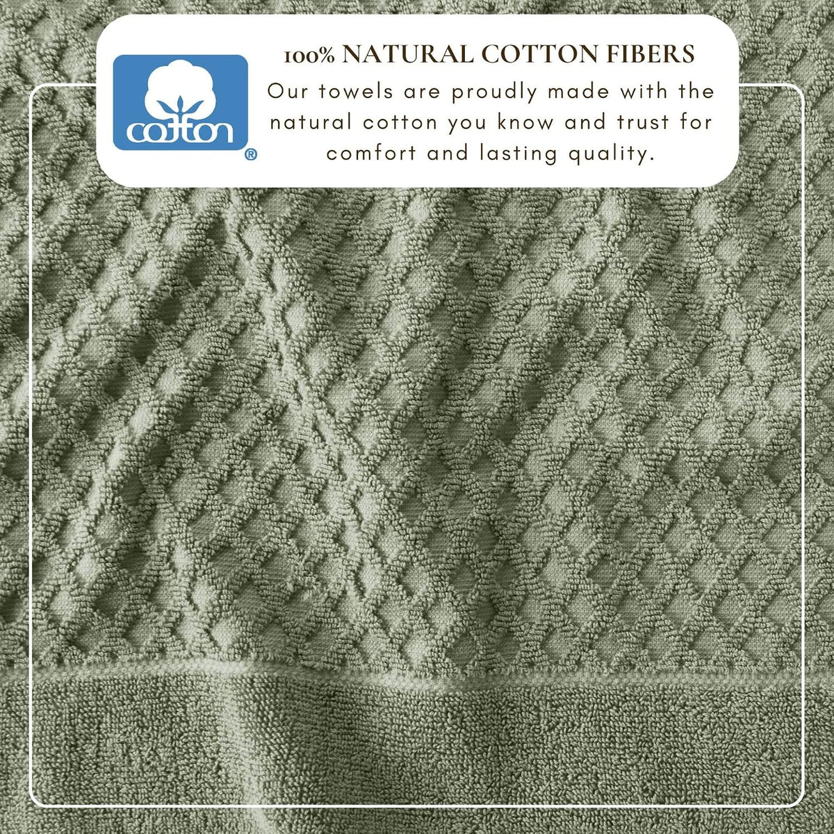 Great Bay Home Oversized Bath Sheets - 100% Cotton 2 Pack 68x35 Extra Large Towel - Absorbent, Durable, Quick-Dry