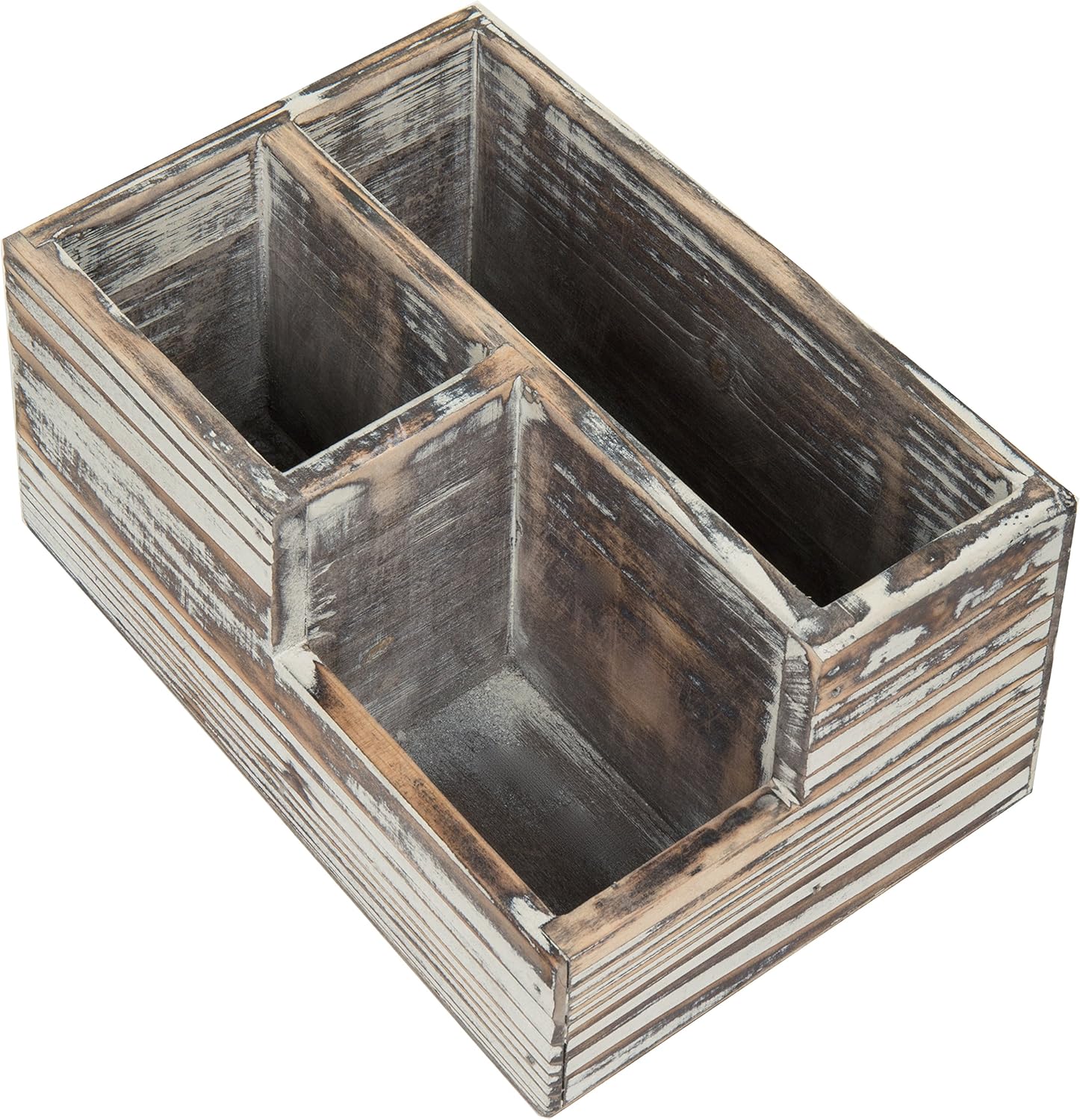 TV Remote Control Holder / Rustic Torched
