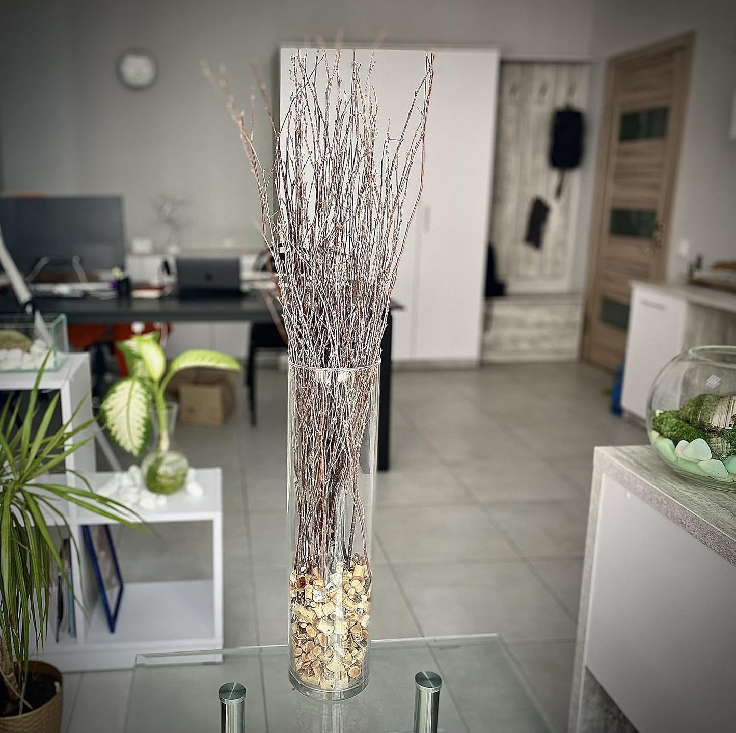 Branches / Long for Floor vases / 25 Psc - Brown / Set of 20