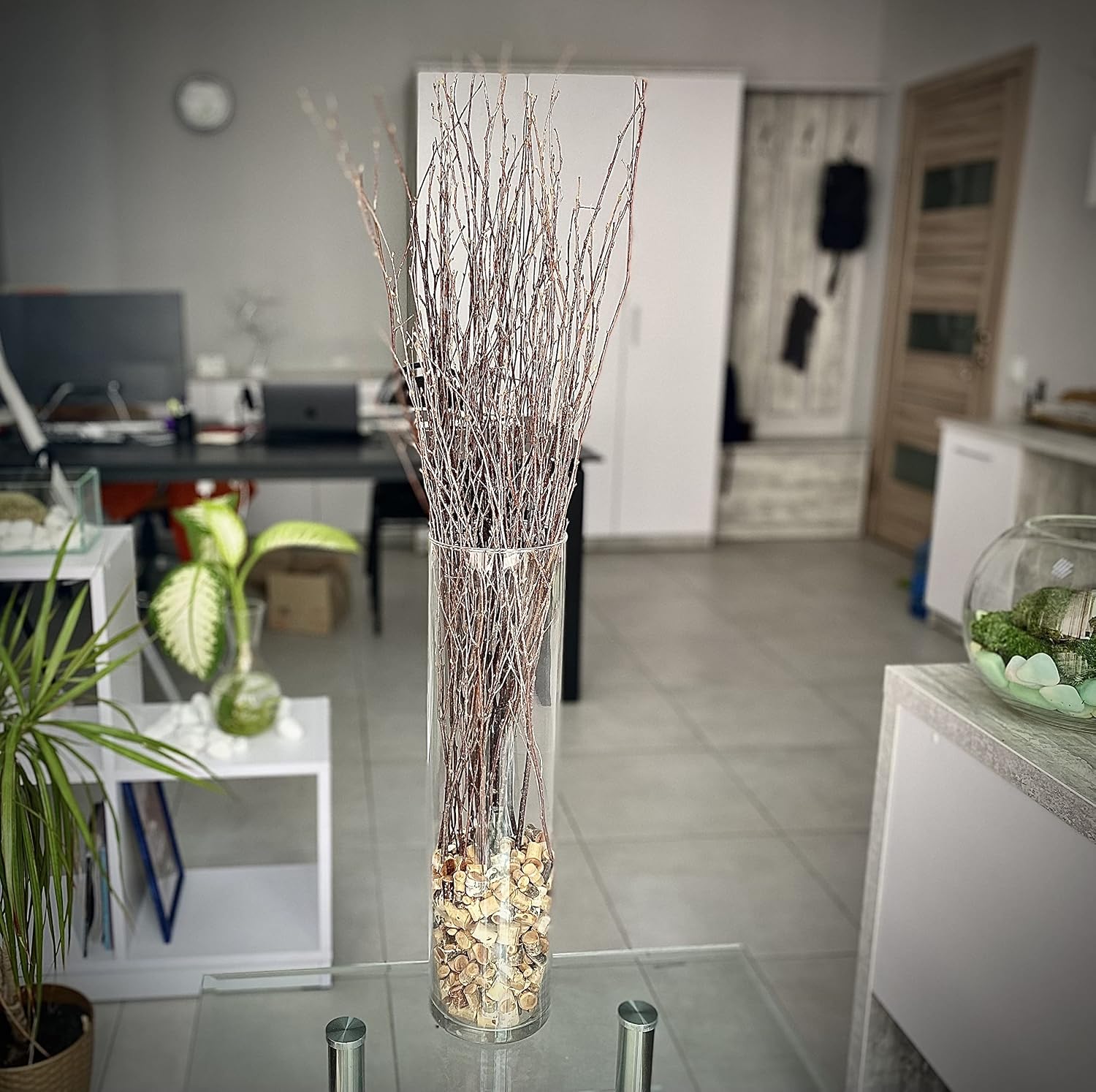 Branches / Long for Floor vases / 25 Psc - Brown / Set of 20