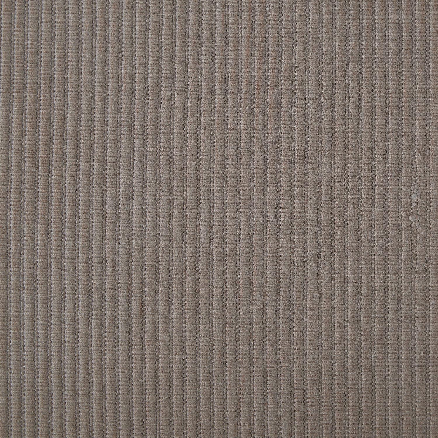 DII Basic Everyday Ribbed Tabletop 100% Cotton, Placemat Set, 13x19, Gray, 6 Piece