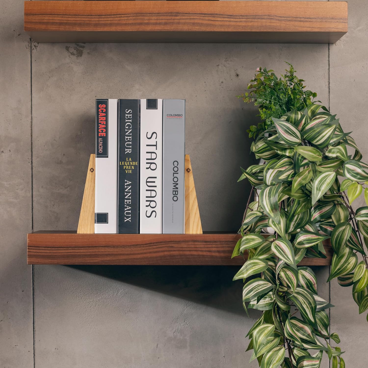 Handmade Wooden Bookends / Chestnut