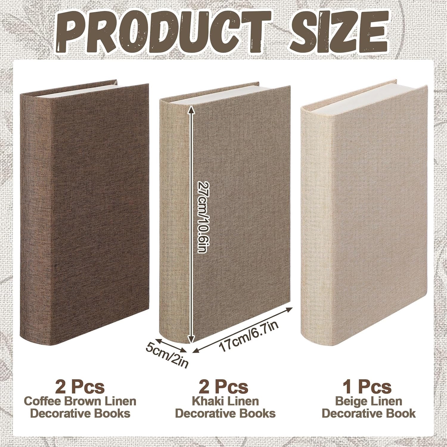 Modern Decorative Books / Set of 5