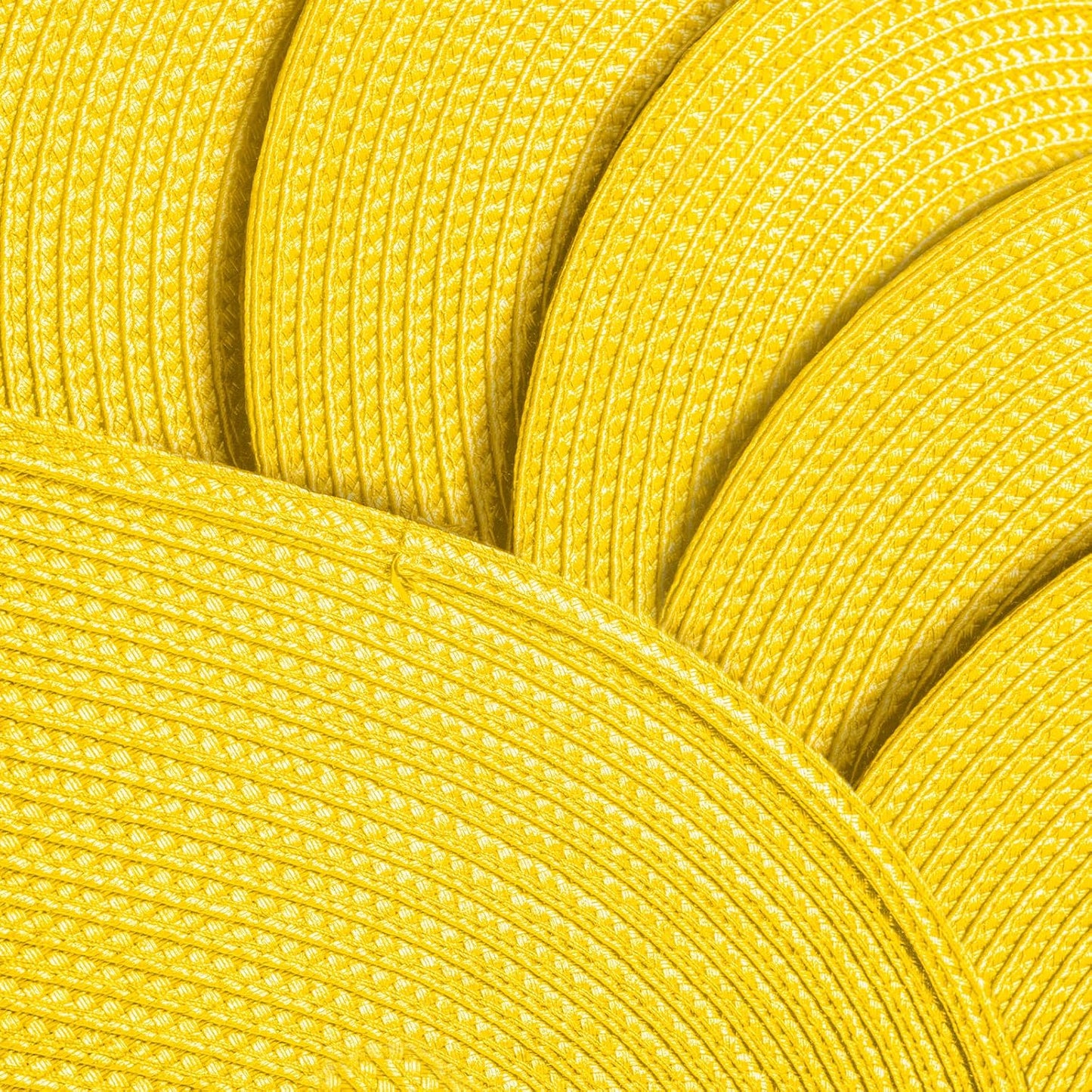 AHHFSMEI Placemats Set of 8 for Dining Table Washable Woven Vinyl Non-Slip 18x12 inches Placemat Heat-Resistant Durable