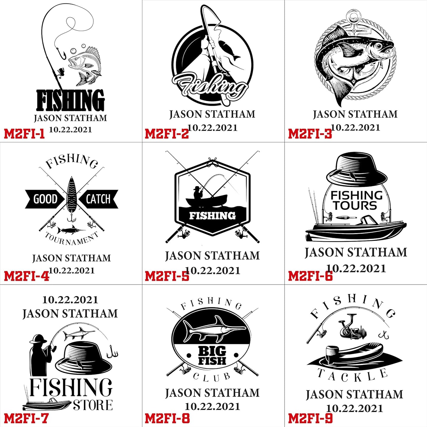 Personalized Fishing Gifts for Men, Women - Handmade Accessories Desk Organizer with Rotating Phone Stand, Watch Holder