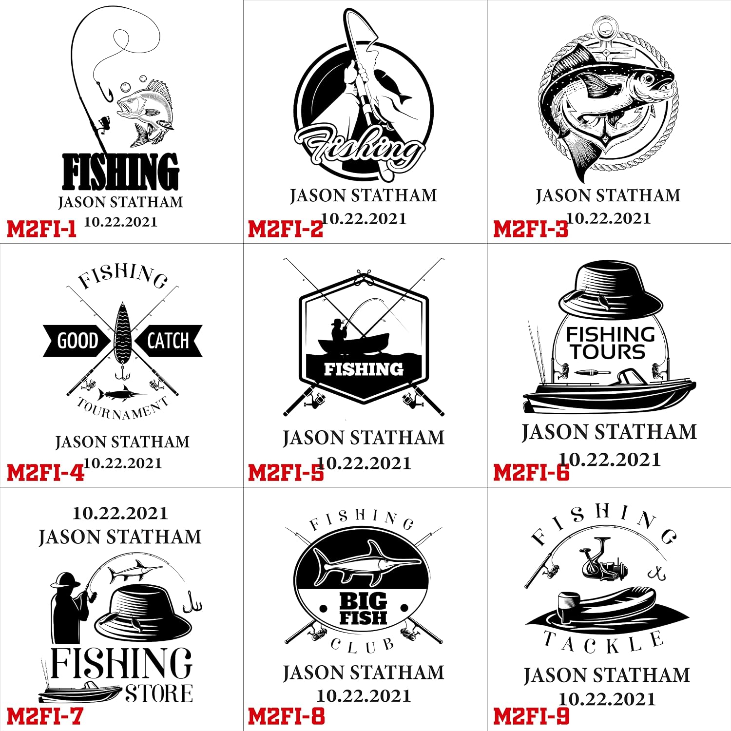 Personalized Fishing Gifts for Men, Women - Handmade Accessories Desk Organizer with Rotating Phone Stand, Watch Holder