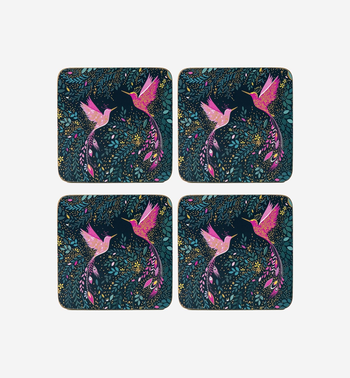 Decorative Drink Coasters / Set of 4