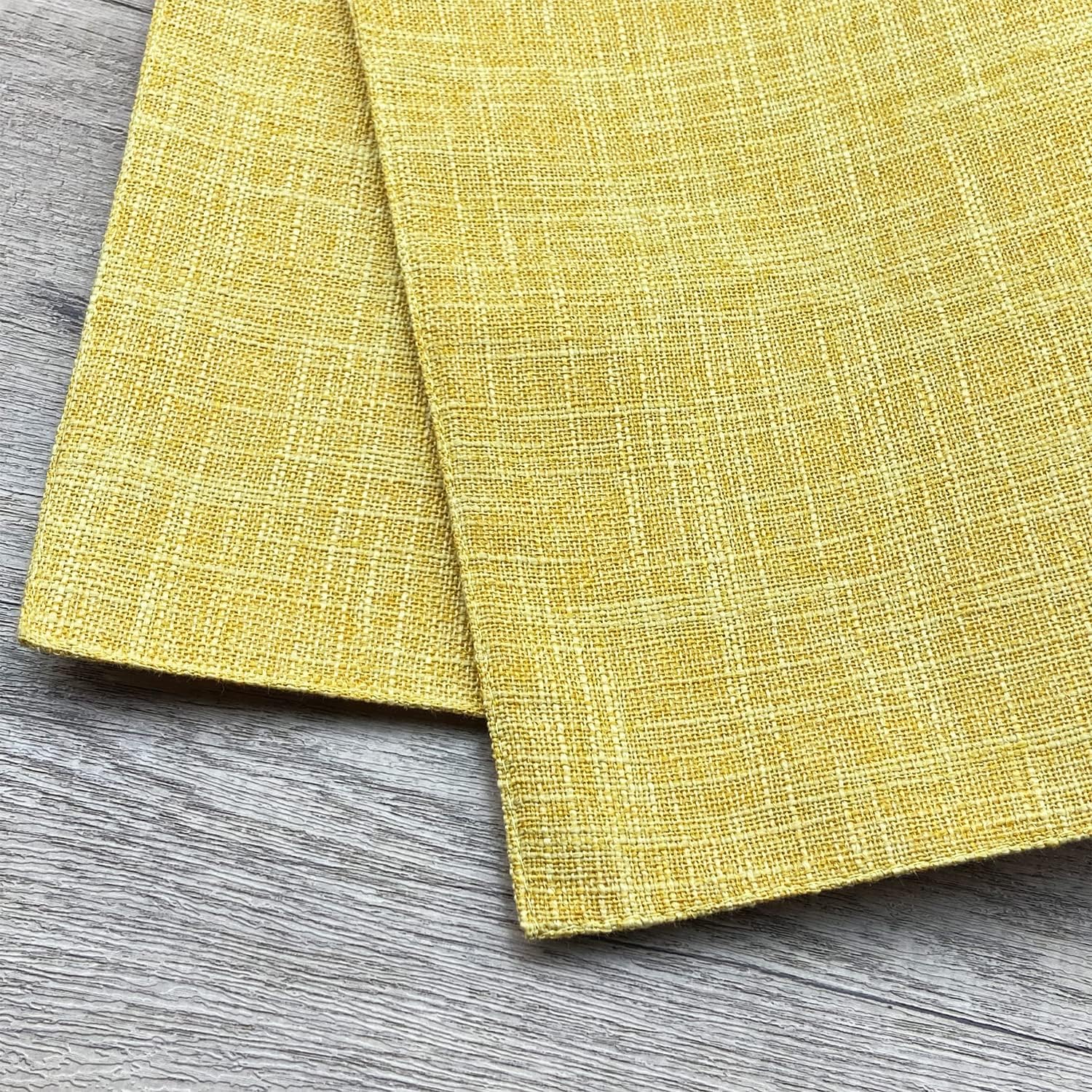 Weabetfu Cloth Placemats Set of 6 Heat Resistant Dining Table Placemats | Cotton Linen Machine Washable Kitchen Table