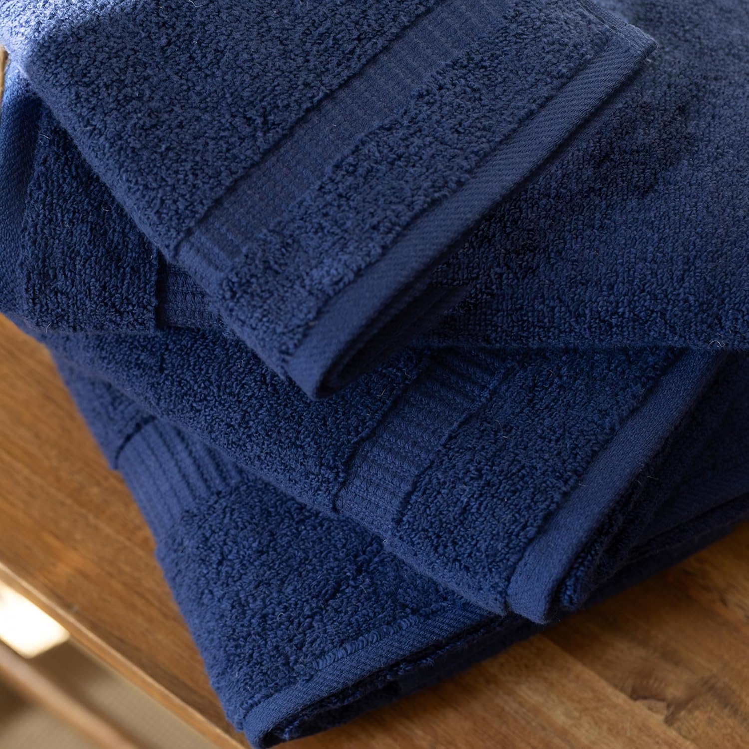 SALBAKOS - Luxury 6 Piece Towel Set, 100% Turkish Cotton, Quick Drying, Highly Absorbent & Comfy, Includes 2 Bath