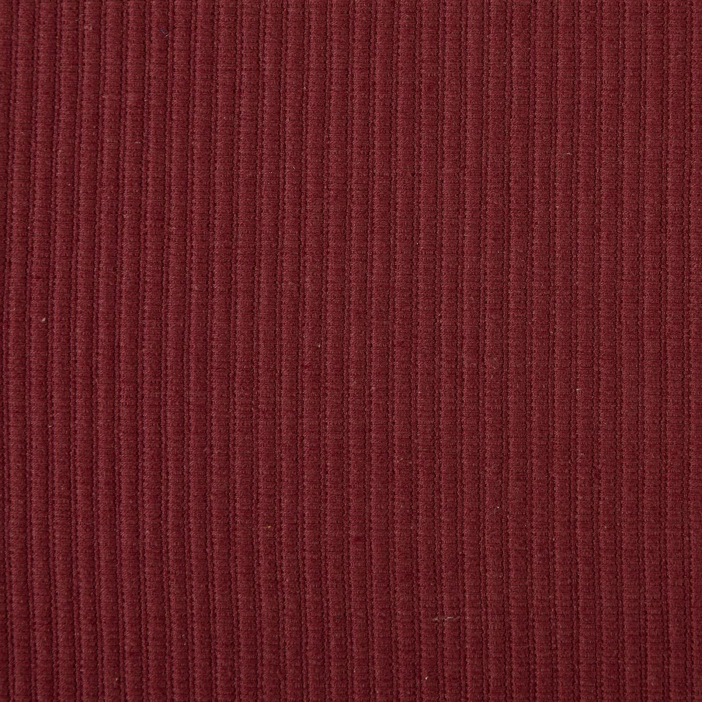 DII Basic Everyday Ribbed Tabletop 100% Cotton, Placemat Set, 13x19, Wine, 6 Piece