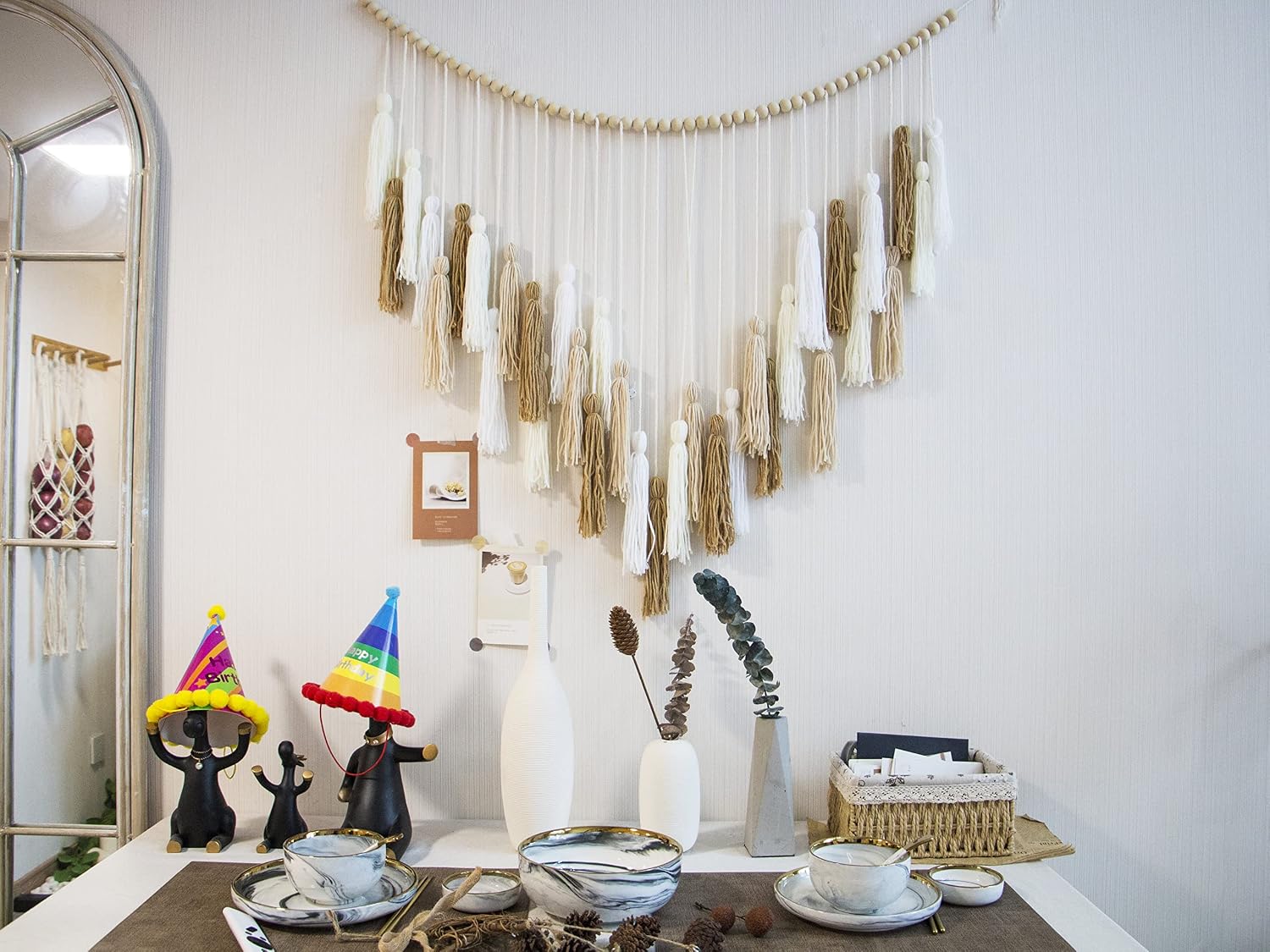 Large Macrame Wall Hanging / Cream