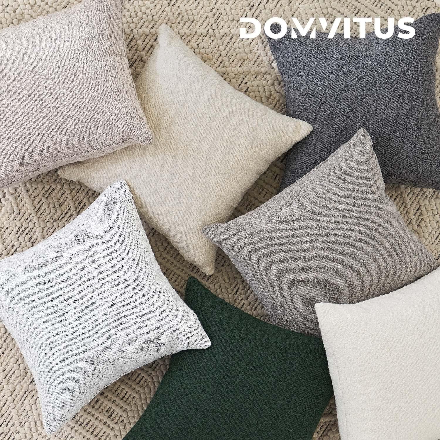 Boucle Pillow Covers Throw Pillow Covers Decorative Pillows for Bed Sofa Pillows / 12 x 20