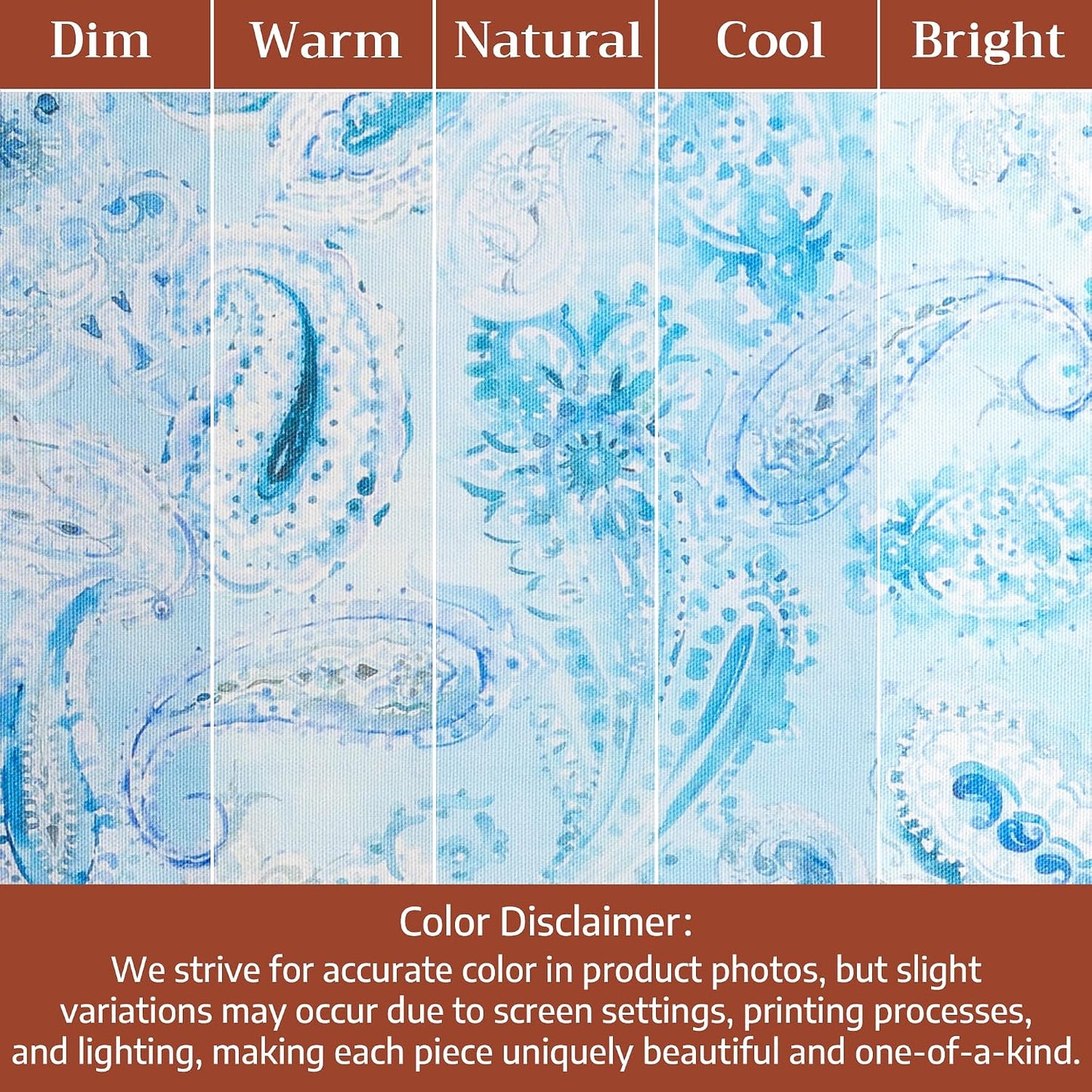 Maison d' Hermine Placemats Set of 4 Reusable 100% Combed Cotton (13"x19") | Cloth Place Mats Washable Table Mats for