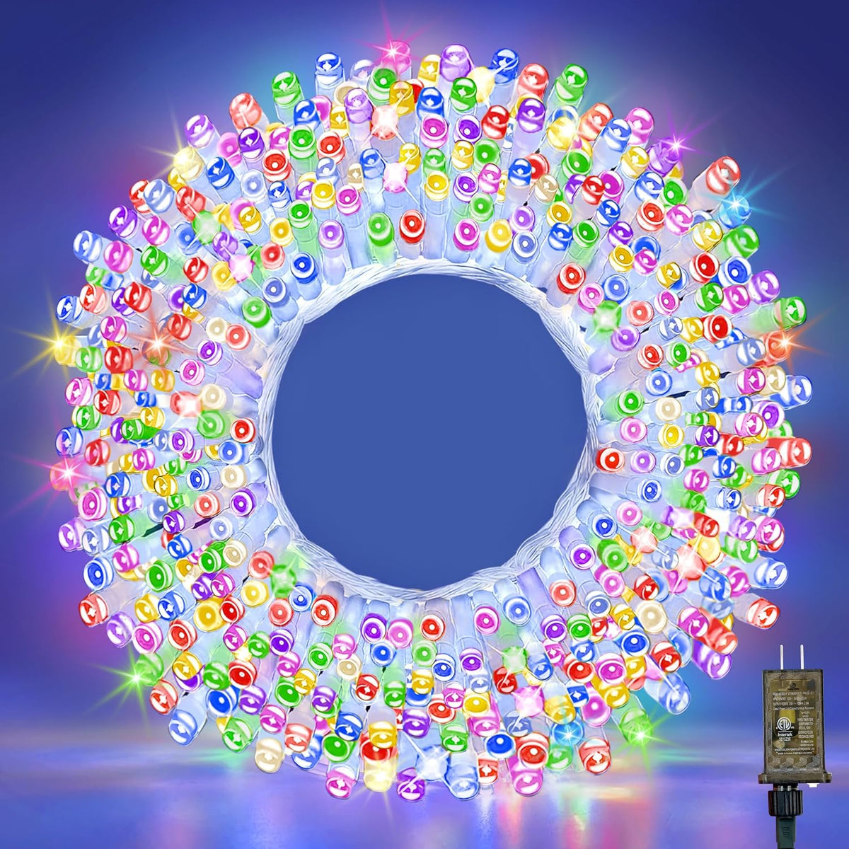LED Fairy Lights, Connectable Clear Wire String Lights with Timer