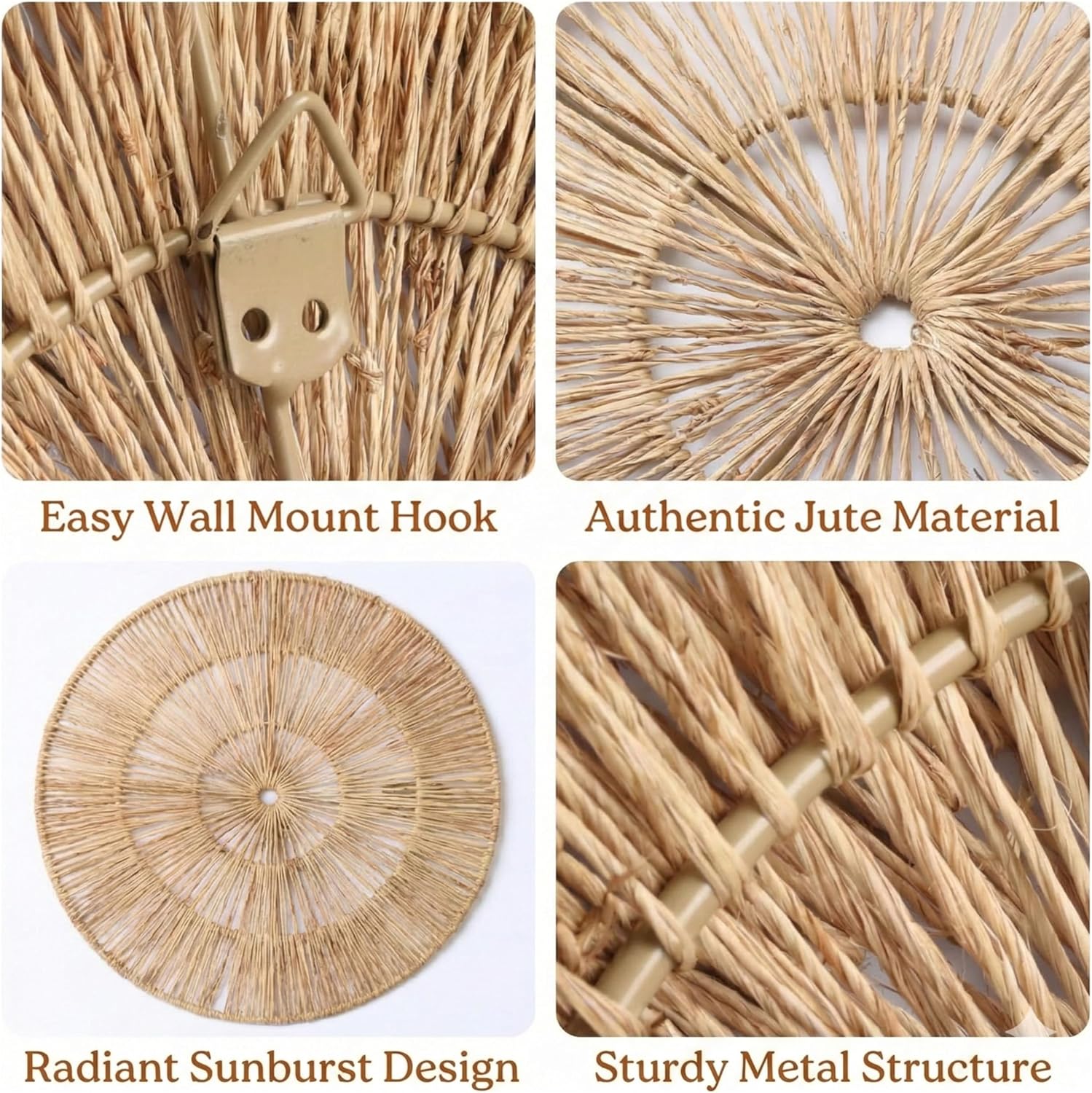 Flat Baskets / Wicker Wall Decor / Large / Set of 6