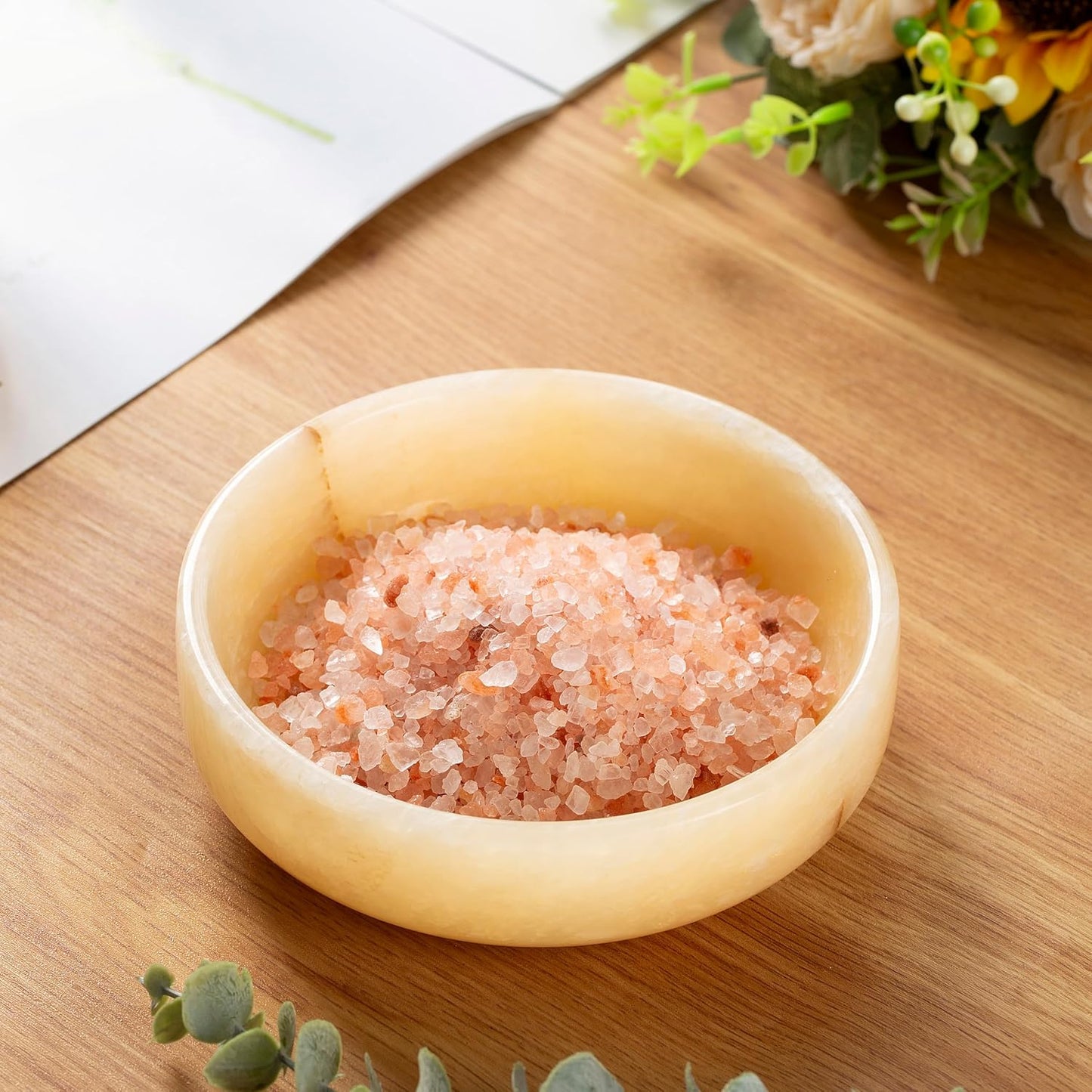 Topazite Decorative Bowl / Natural / 6.29 Inch