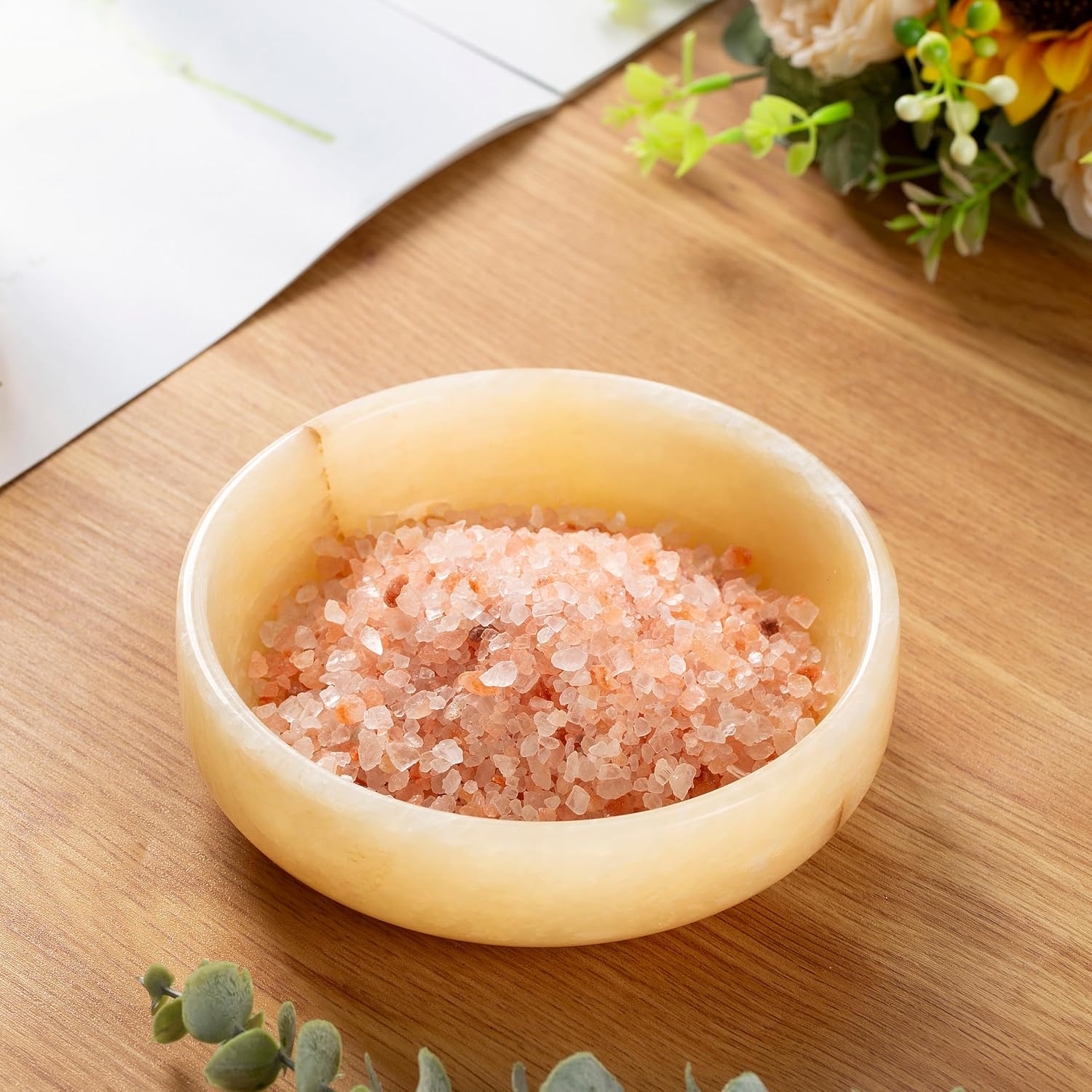 Topazite Decorative Bowl / Natural / 6.29 Inch