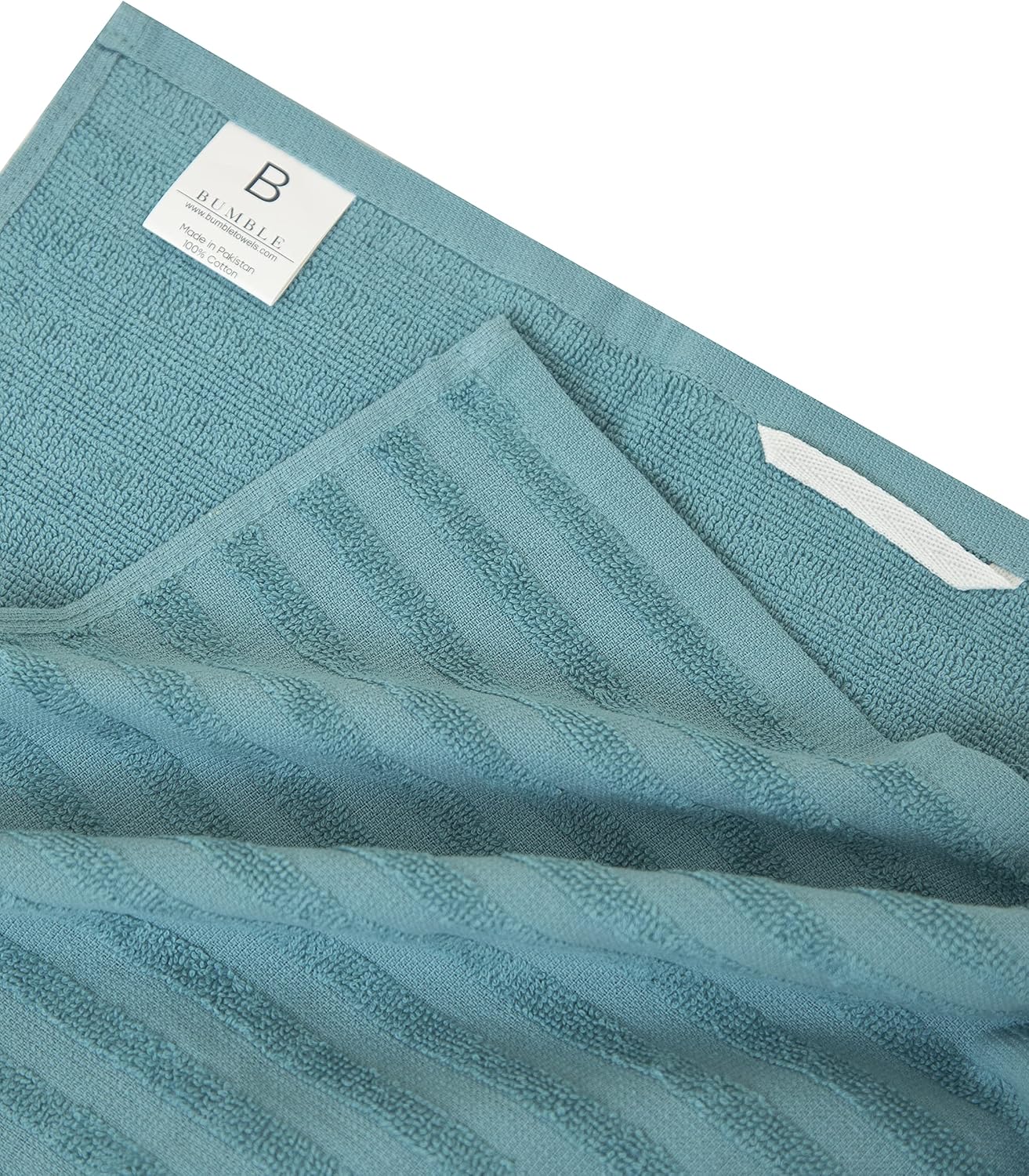 Premium Kitchen Towels 6 Pack 100% Cotton, 20"x28" Dish Towels - Aqua | Large Flat & Terry Kitchen Linen Set with