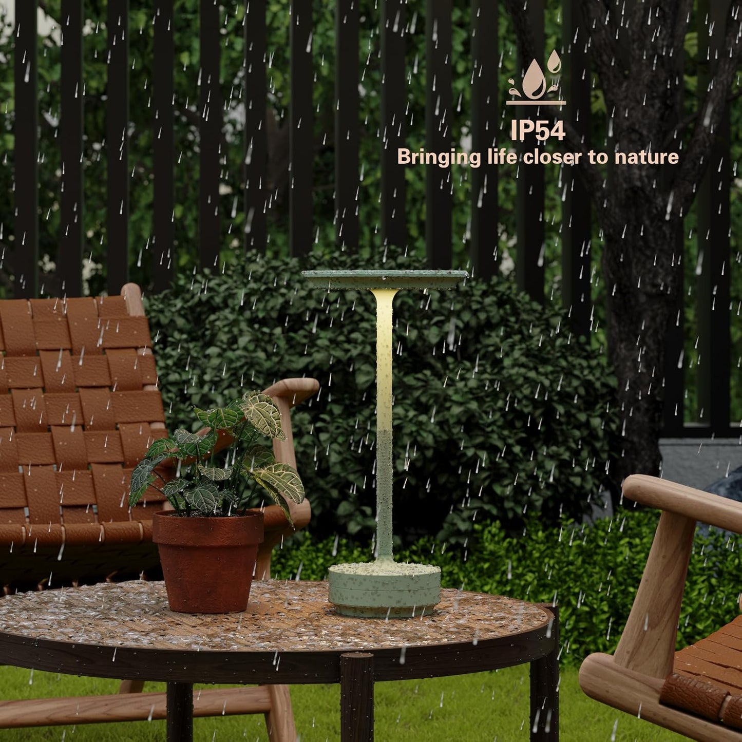 Cordless Rechargeable Table Lamps,Portable Battery Desk Lamp | | IP54 Waterproof Touch Table Lamps with Memory