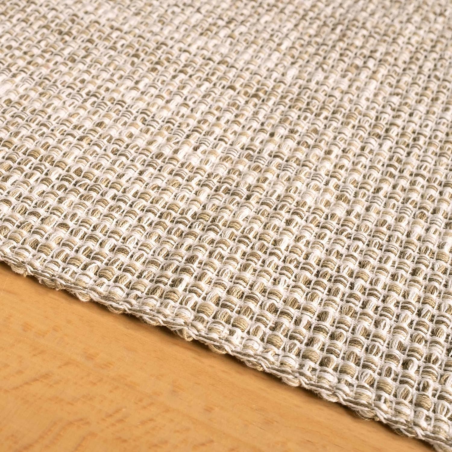 100% Cotton Table Runner for Dining Room Tables Rectangle Two Tone Woven Fabric 72" x 13" Soft Durable Table Runner