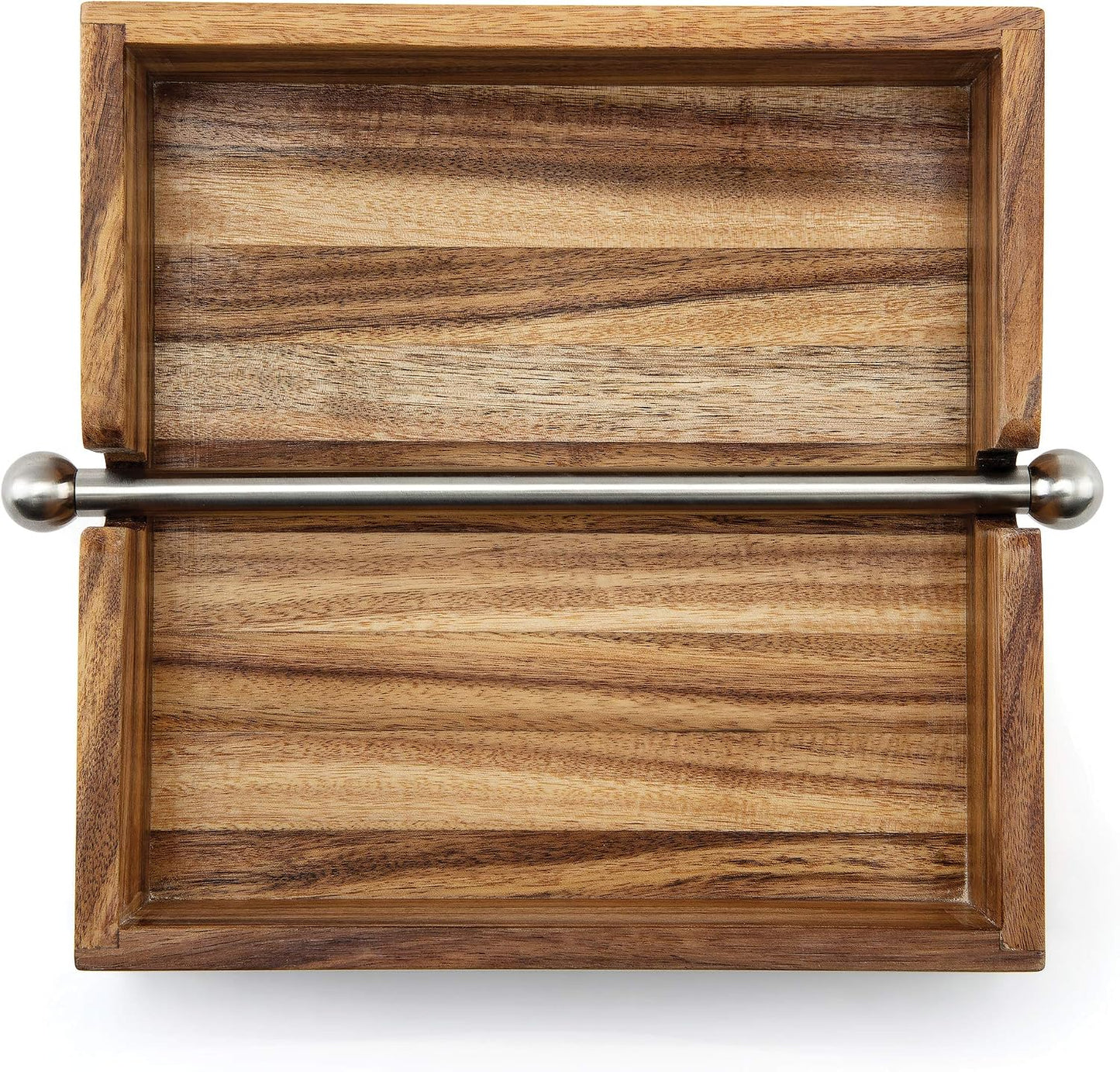 28982 Acacia Wood Napkin Holder / Brown