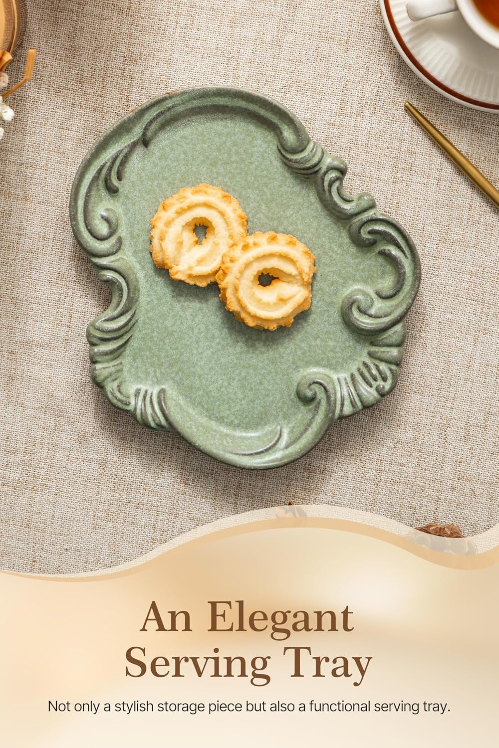 Jewelry Tray / Trinket Tray / Deep Green