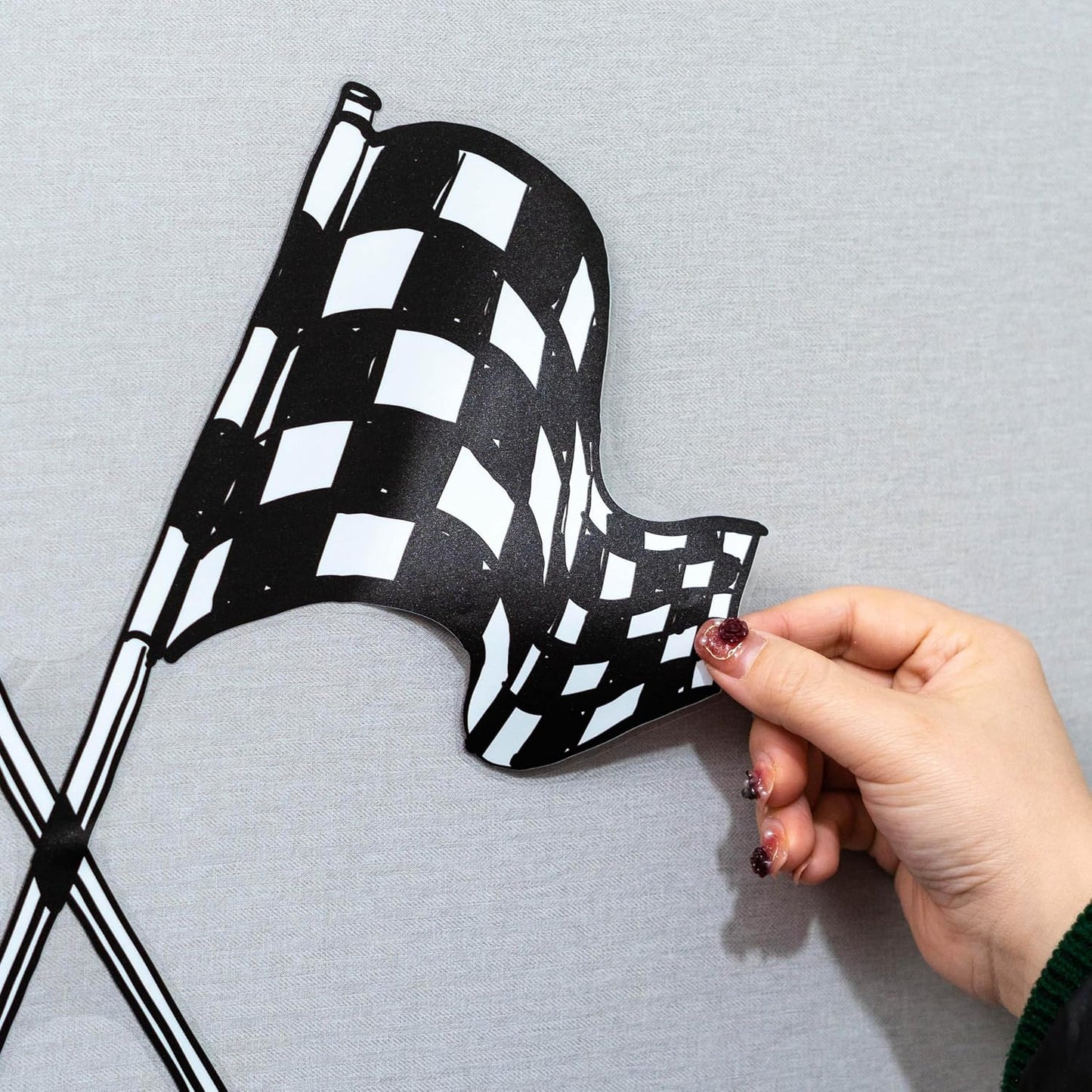 Fast One Birthday Racing Decal / Black Fast