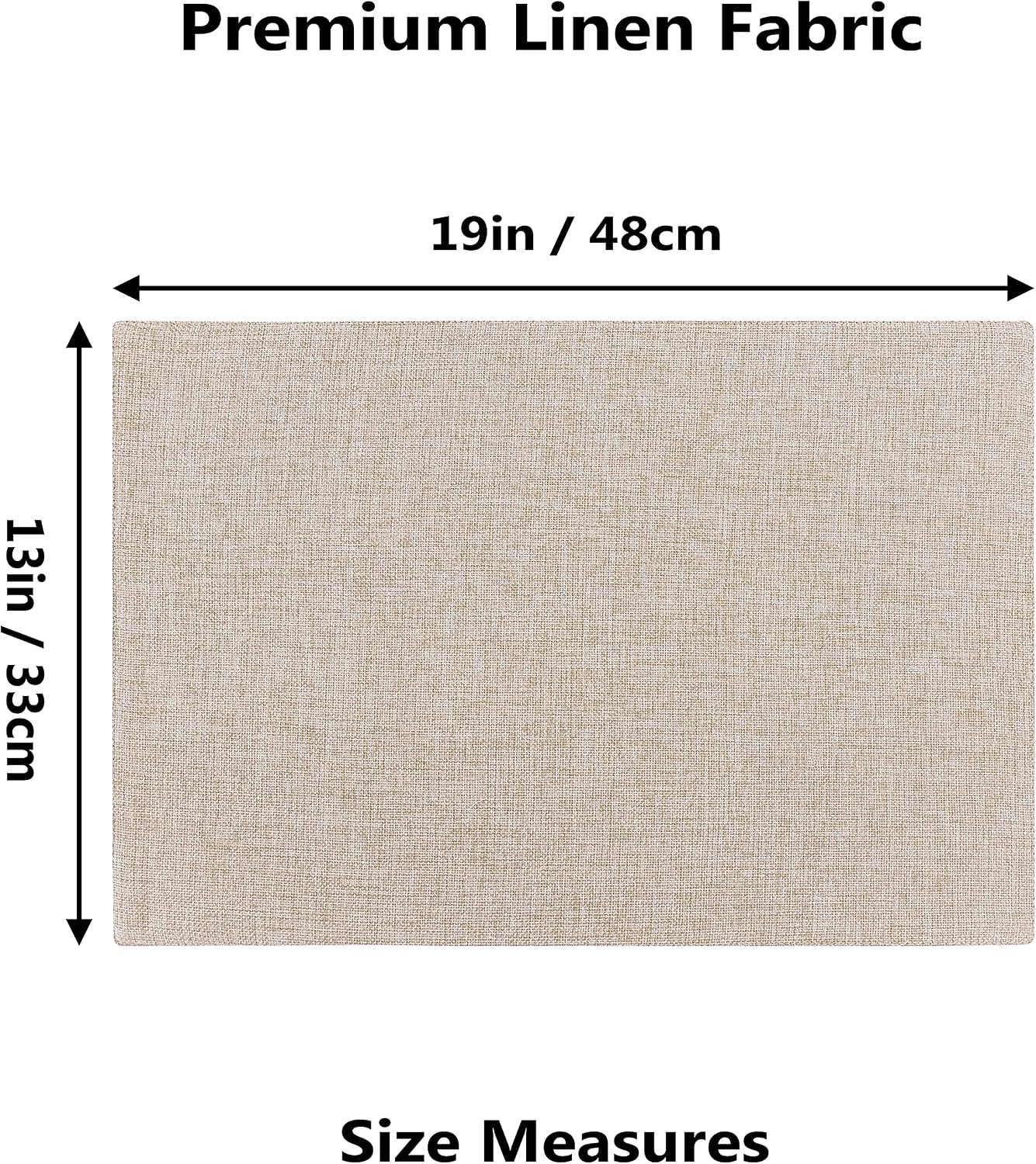 Home Brilliant Burlap Linen Placemats Set of 6 Plate Mats Heat Resistant Dining Table Cloth Placemats Washable Kitchen