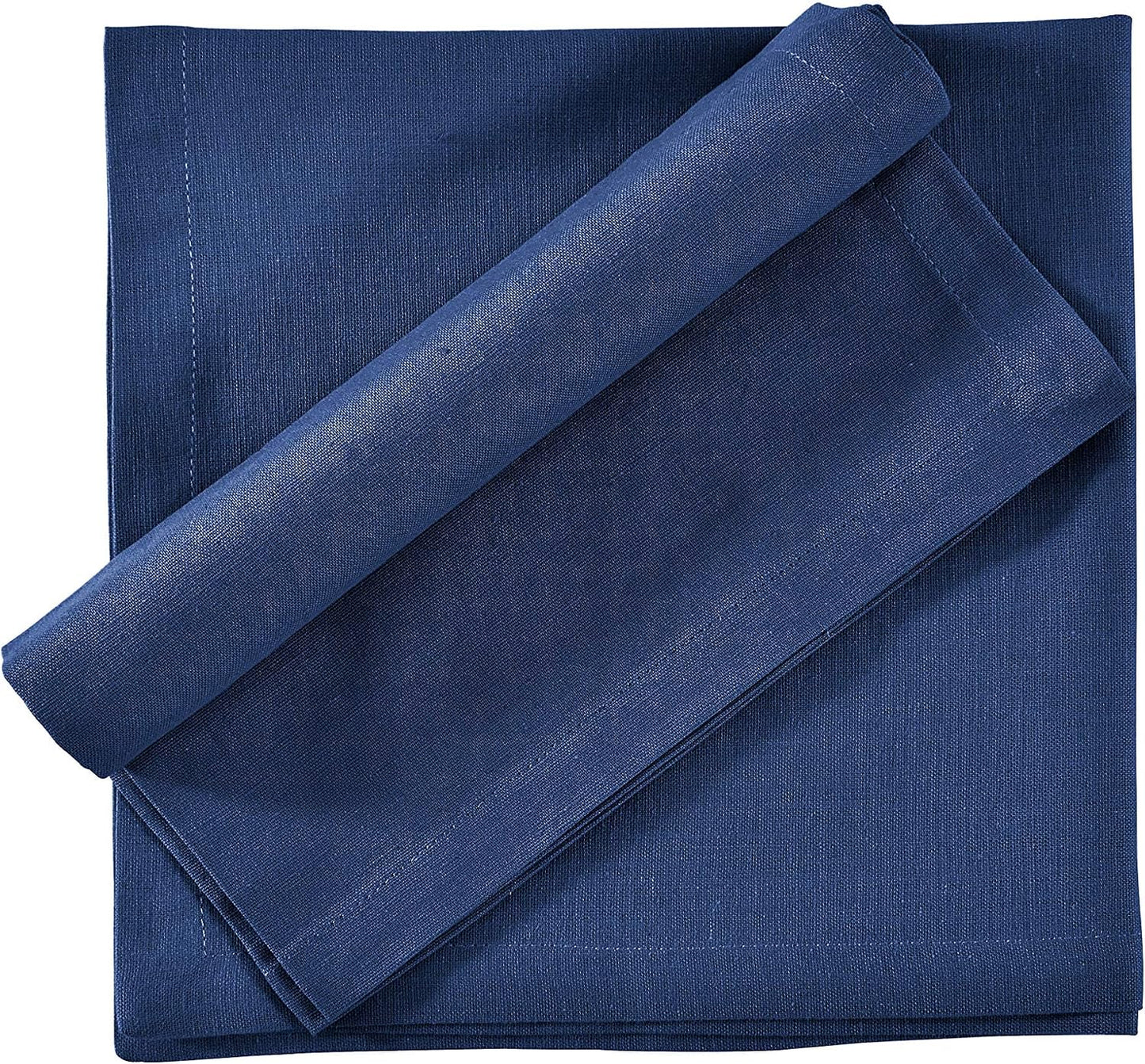 FINGERCRAFT Cloth Napkin, Cotton Linen, Set of 12, 18x18 inch, Multi | Mitered, premium quality, soft, absorbent