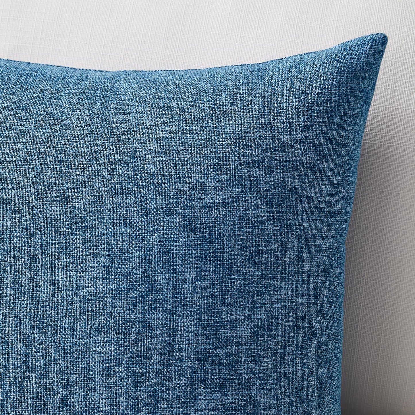 Pillow Covers Farmhouse Boho Decorative Throw Pillow Covers Linen / Blue / 22 x 22 / Set of 2