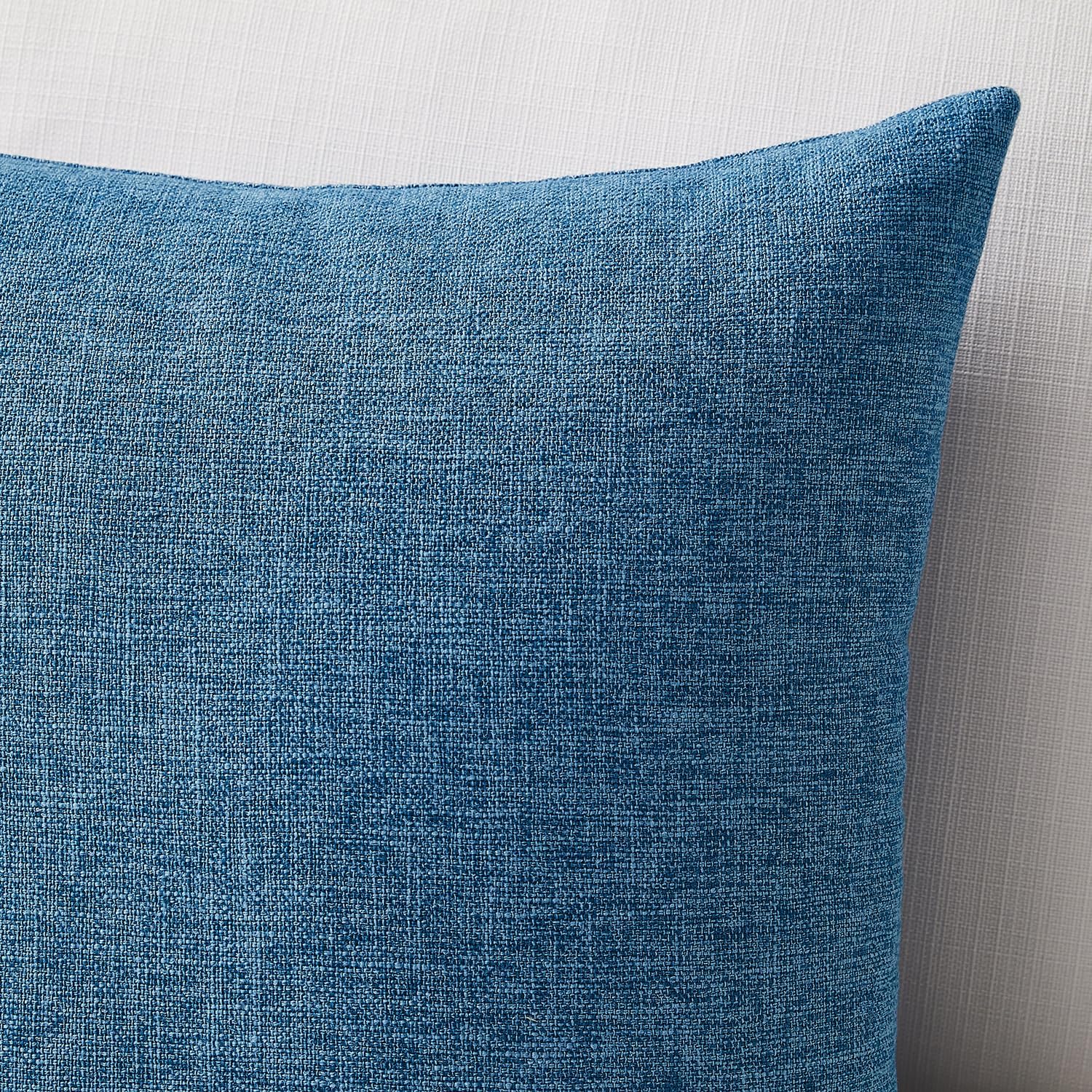 Pillow Covers Farmhouse Boho Decorative Throw Pillow Covers Linen / Blue / 22 x 22 / Set of 2
