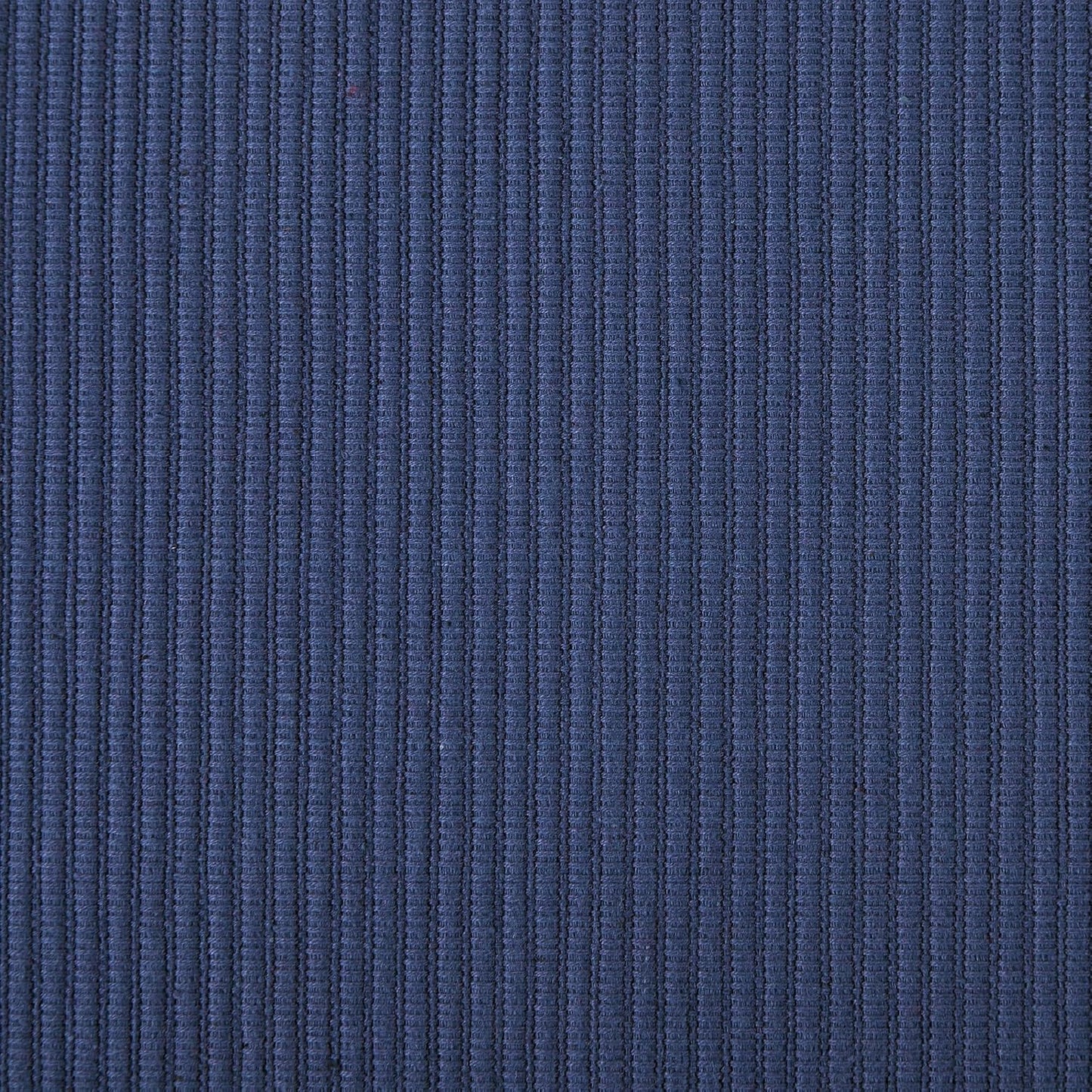 DII Basic Everyday Ribbed Tabletop 100% Cotton, Placemat Set, 13x19, Nautical Blue, 6 Piece