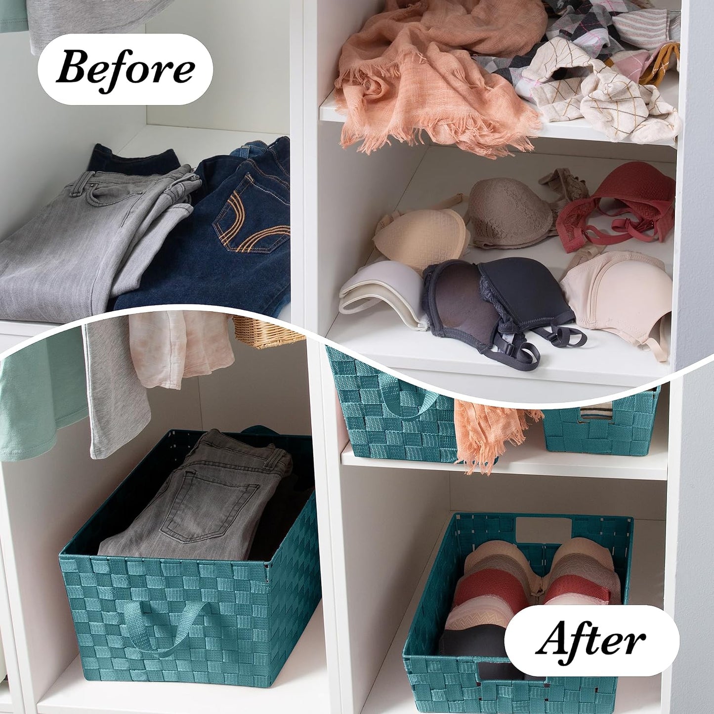Decorative Storage Basket / Small Shelf / Sapphire