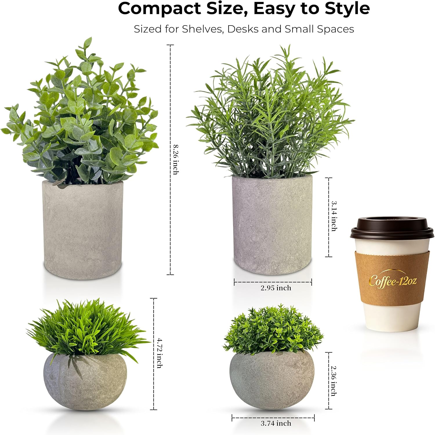 Faux Plants Indoor Small