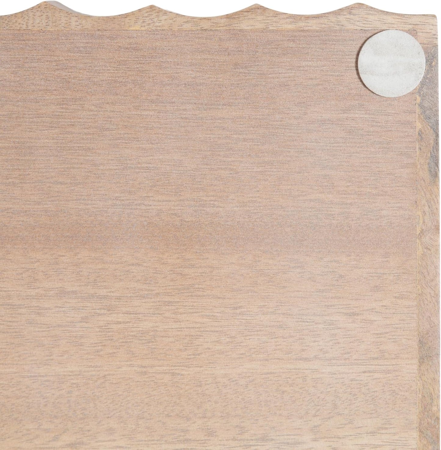 Modern Scalloped Serving Tray / Natural / 16 x 12
